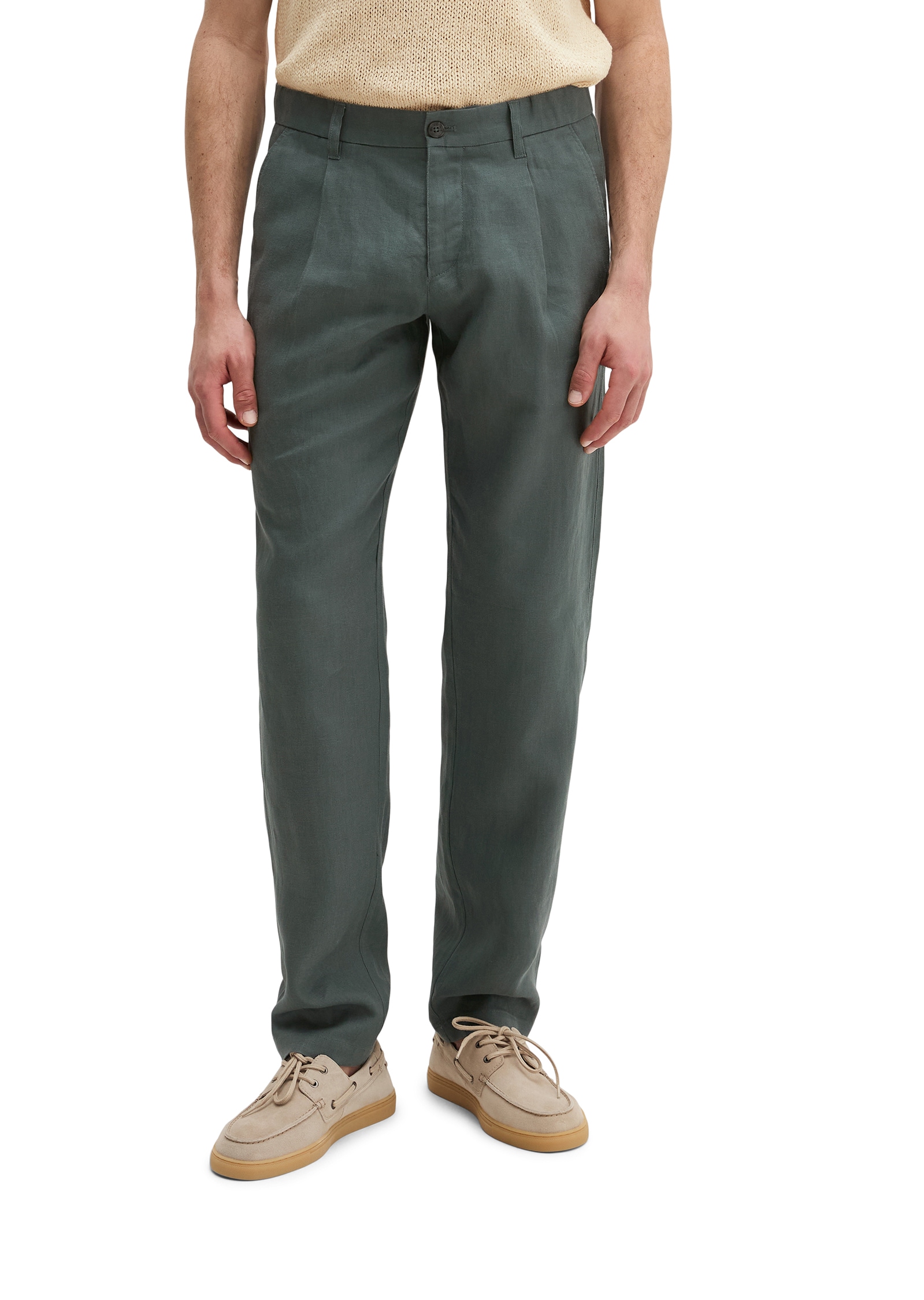 Marc O'Polo Pantalon en lin »Osby jogger pleats«