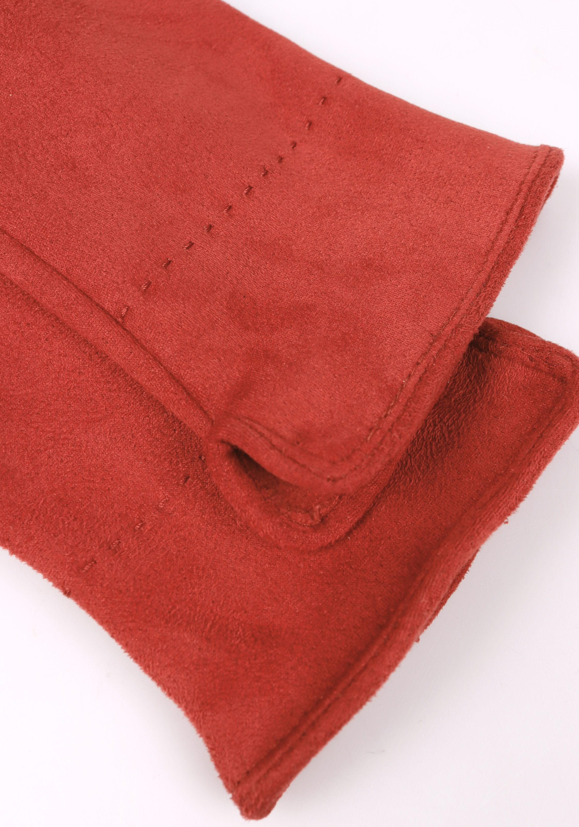 Capelli New York Strickhandschuhe mit Ziernaht, Metall-Logo, Feinripp-Strick, elastisch