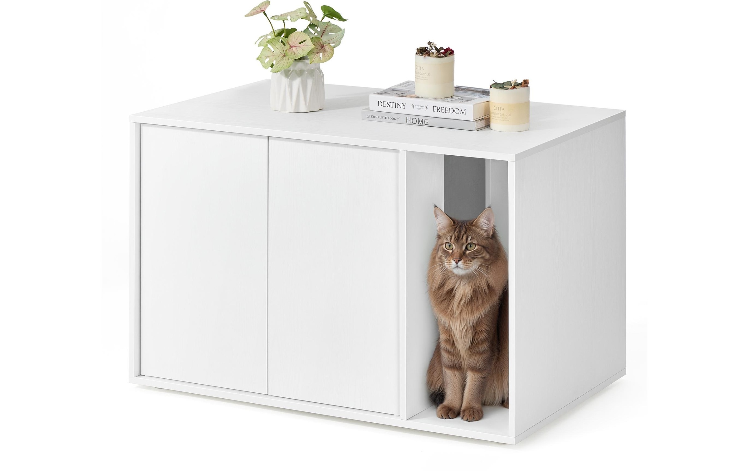 FEANDREA Abri pour animaux »für Katzentoilette«