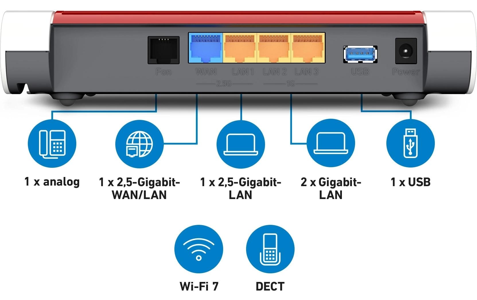   WLAN-Router »FRITZ! Dual-Band WiFi Router FRITZ!Box 4630 Int.«