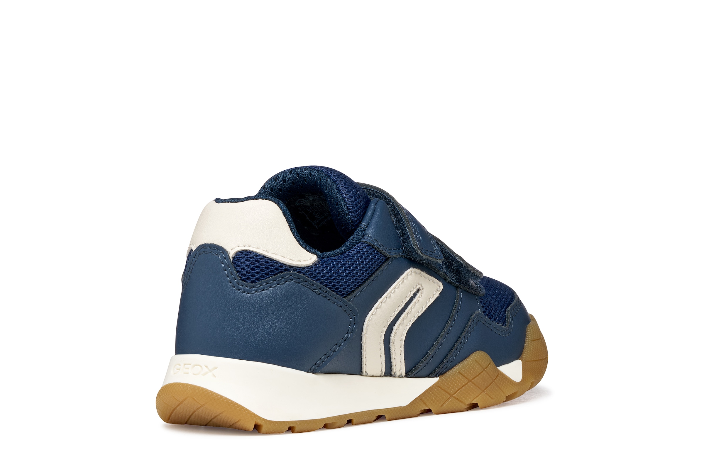 Geox Chaussures à scratch »J RANN-E BOY«  Chaussure basse avec empiècement contrastant, gabarit de taille à télécharger
