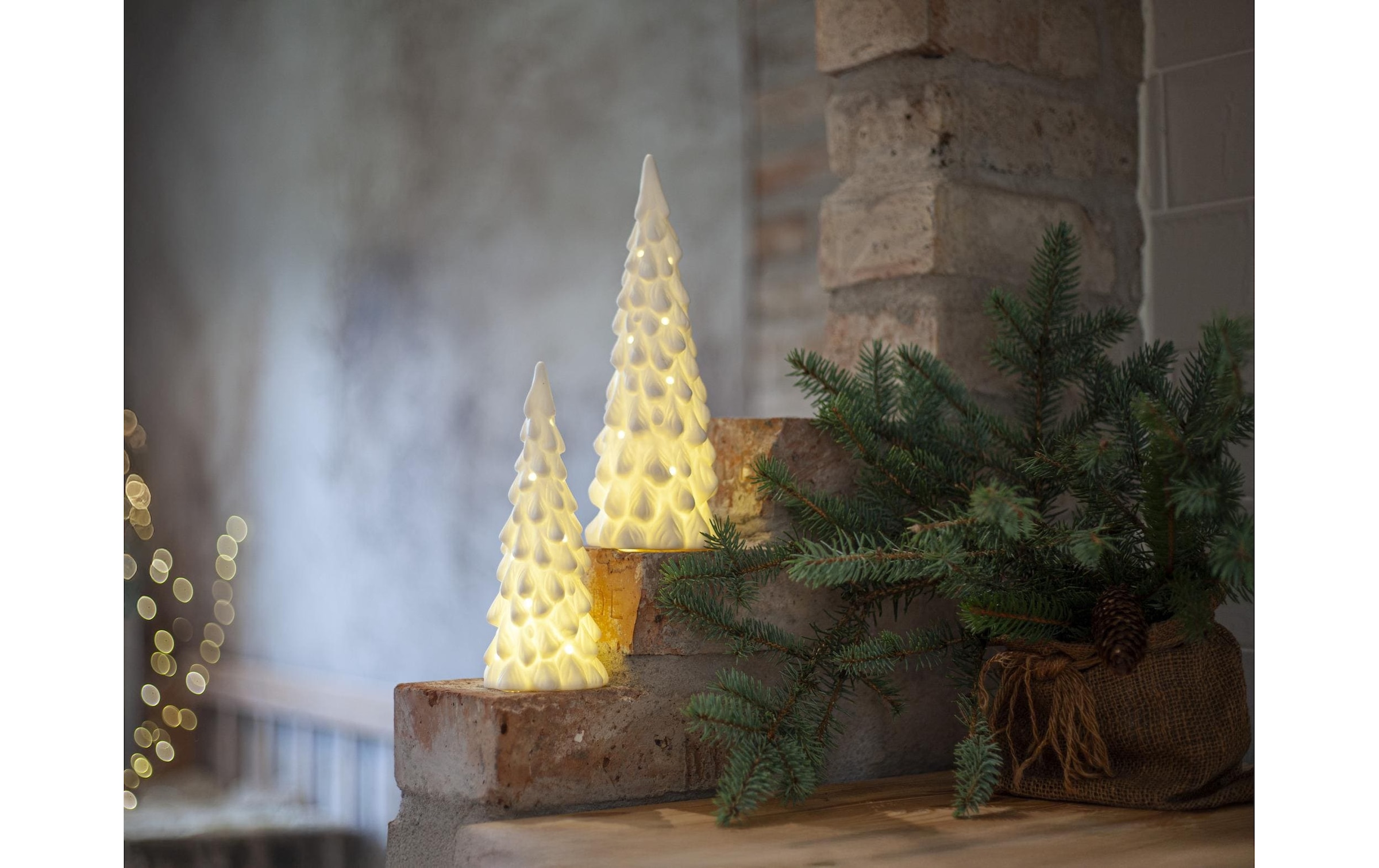   Objet décoratif LED »Star Trading Indoor Dekoration Vinter Indoor, 26.00 cm Höhe« Module LED blanc chaud