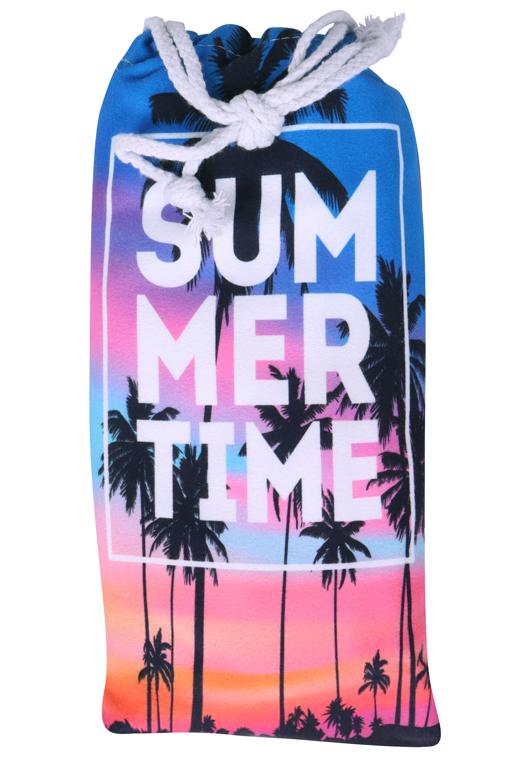 Capelli New York Strandtuch schnell trocknend, inklusive Bikini-Bag