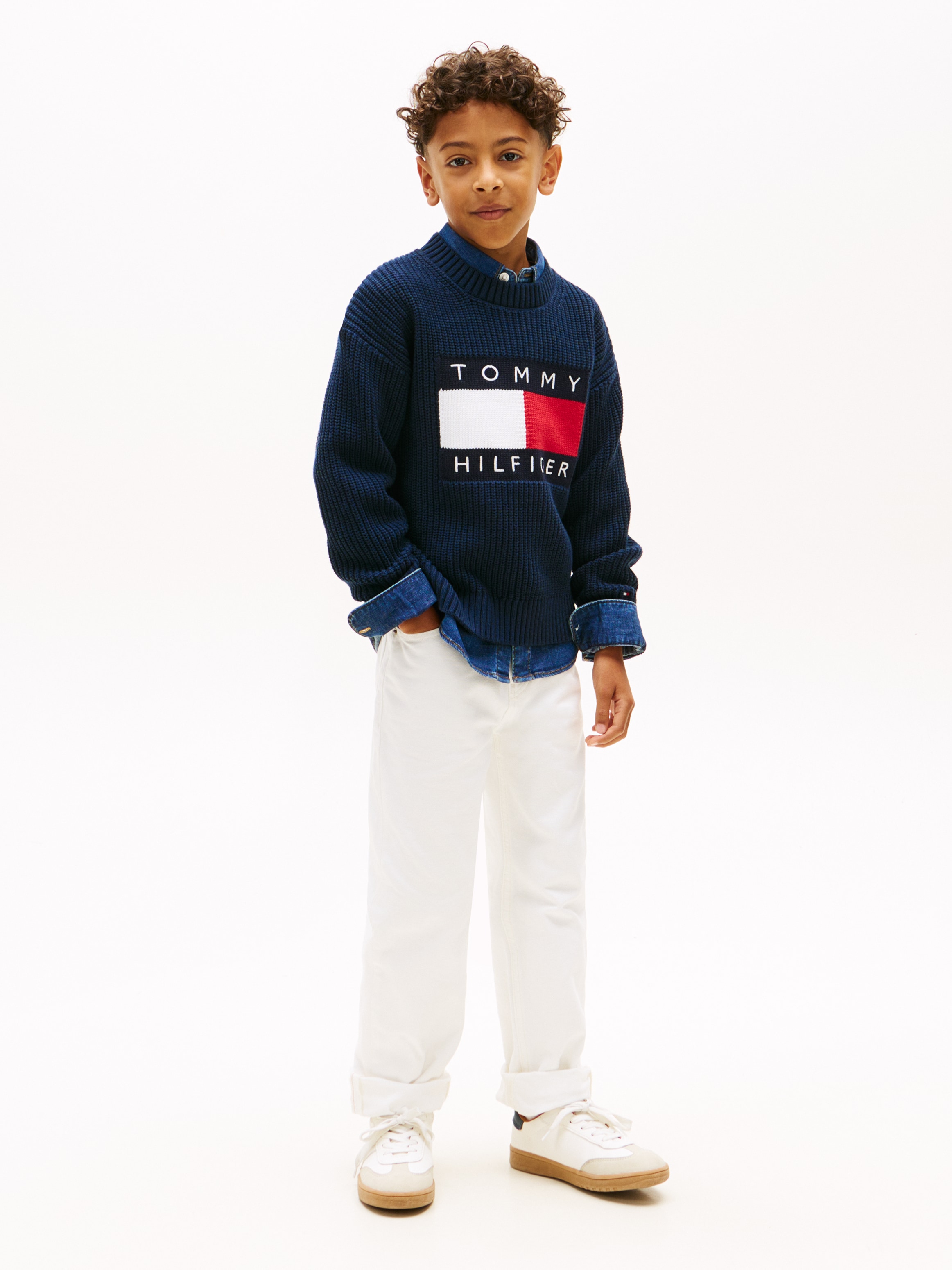 Tommy Hilfiger Pull en tricot Regular fit, für Kinder bis 16 Jahre