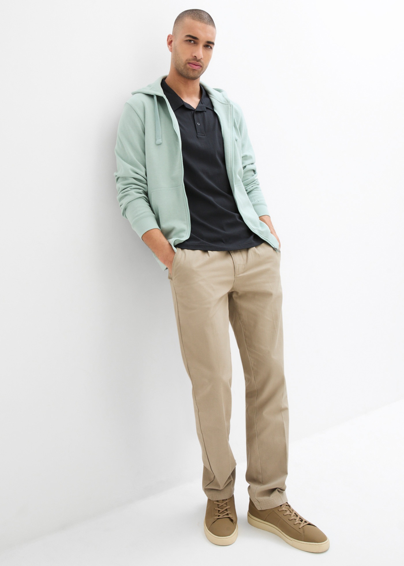 bonprix Polo forme basique, patte de boutonnage courte, col à revers, coton pur