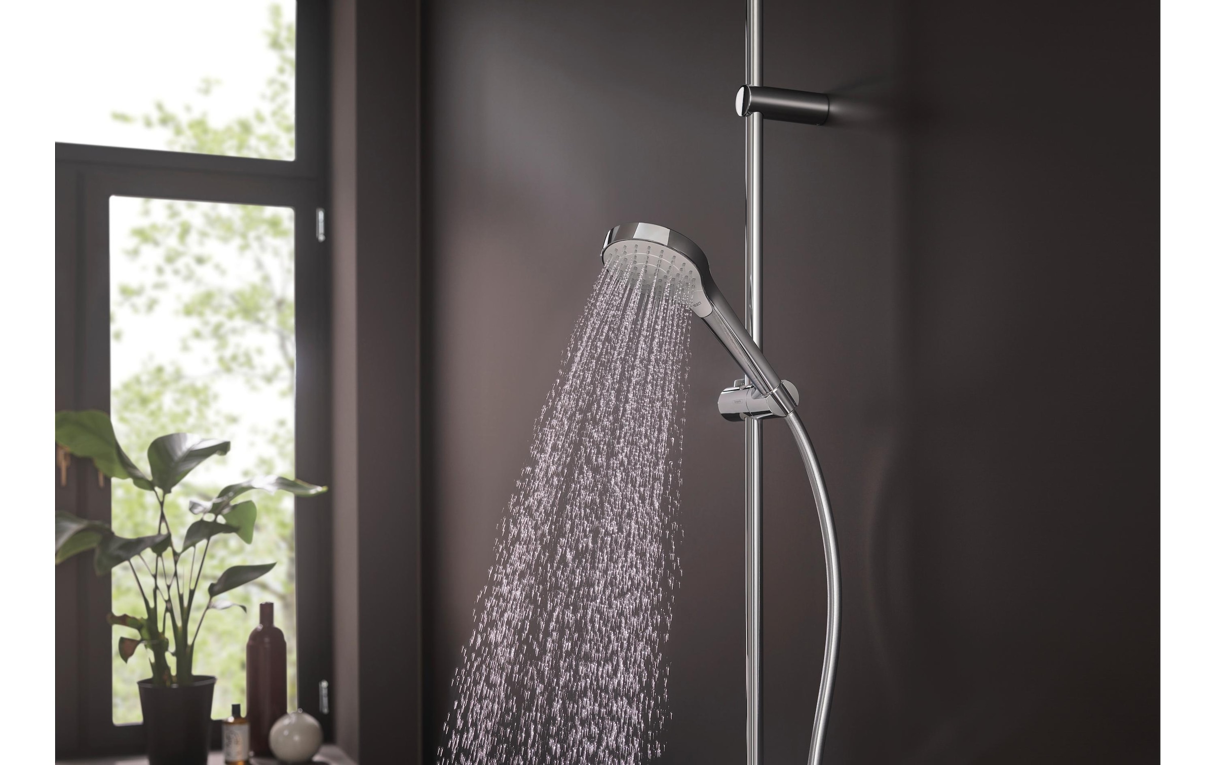 hansgrohe Handbrause »Croma Select S« 11cm, Weiss/chrom