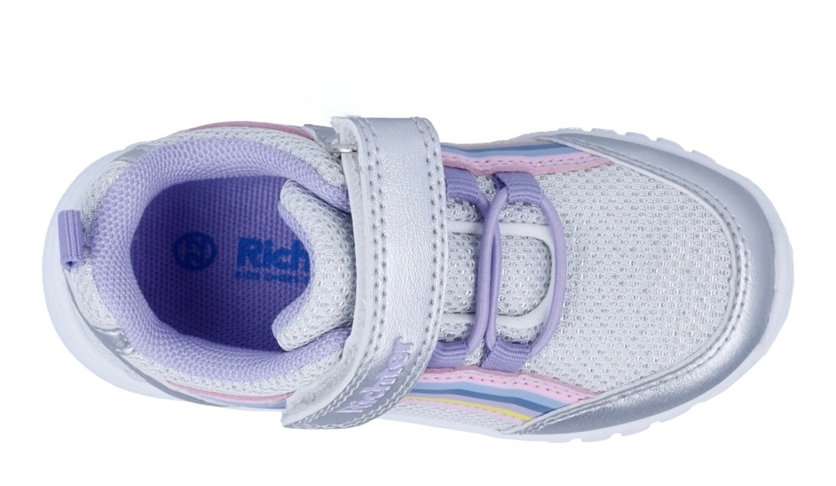 Richter Baskets slip-on »Wallaby«  chaussure à scratch avec motif arc-en-ciel, gabarit de taille à télécharger