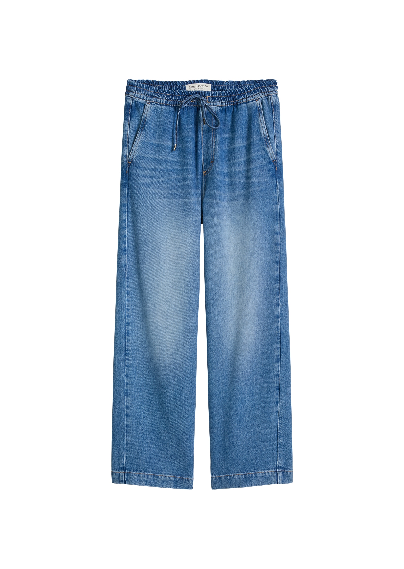 Marc O'Polo Jogg Pants straight fit cropped aus TENCEL™ Lyocell