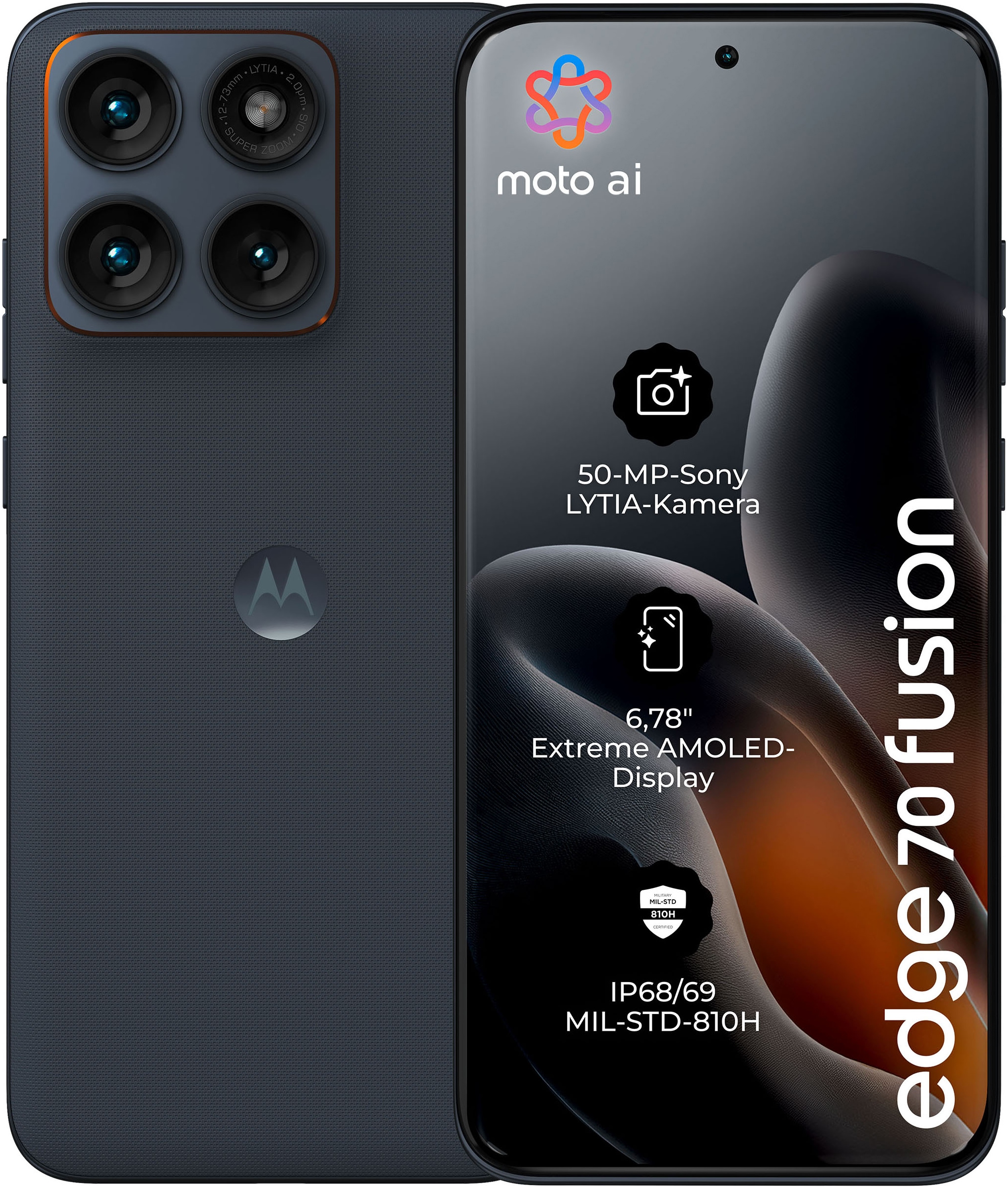 Motorola Smartphone »edge 70 fusion« PANTONE®  Silhouette