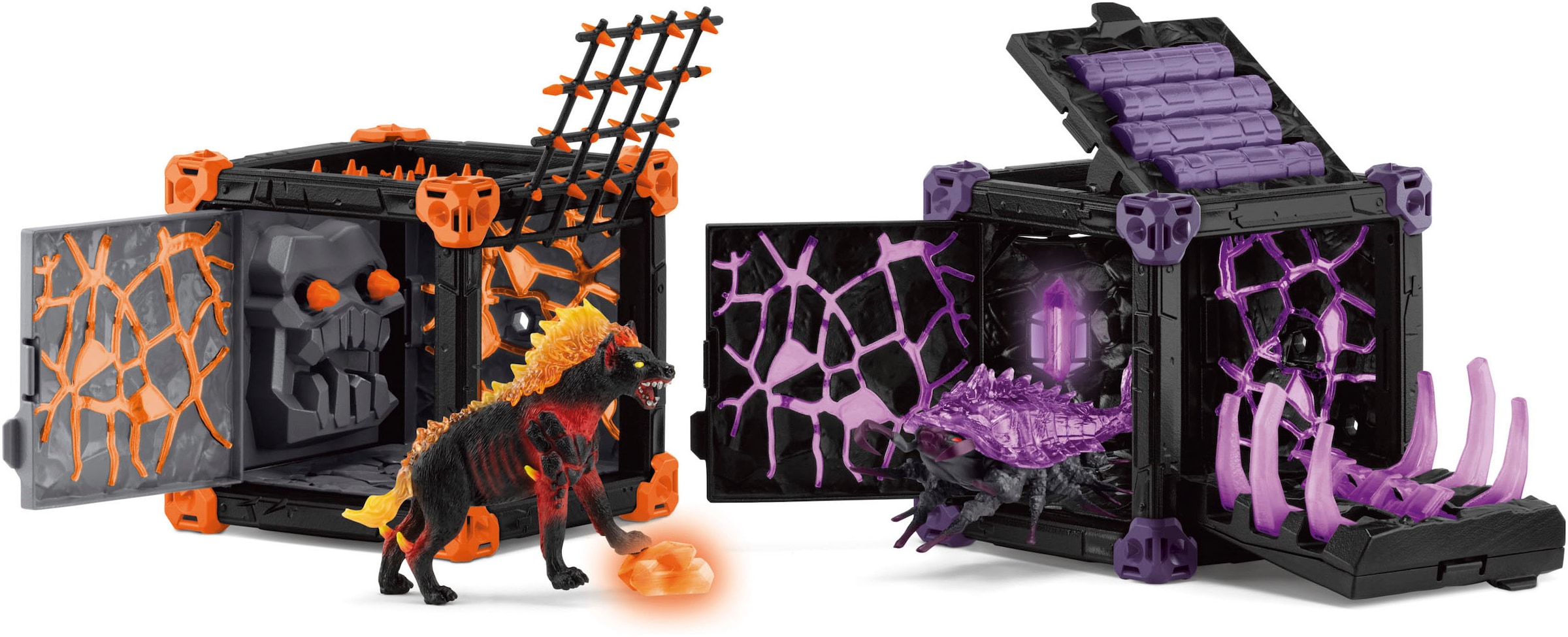 Schleich® Spielwelt »ELDRADOR® CREATURES, BattleCave Arena: Lava vs. Schatten (42673)«