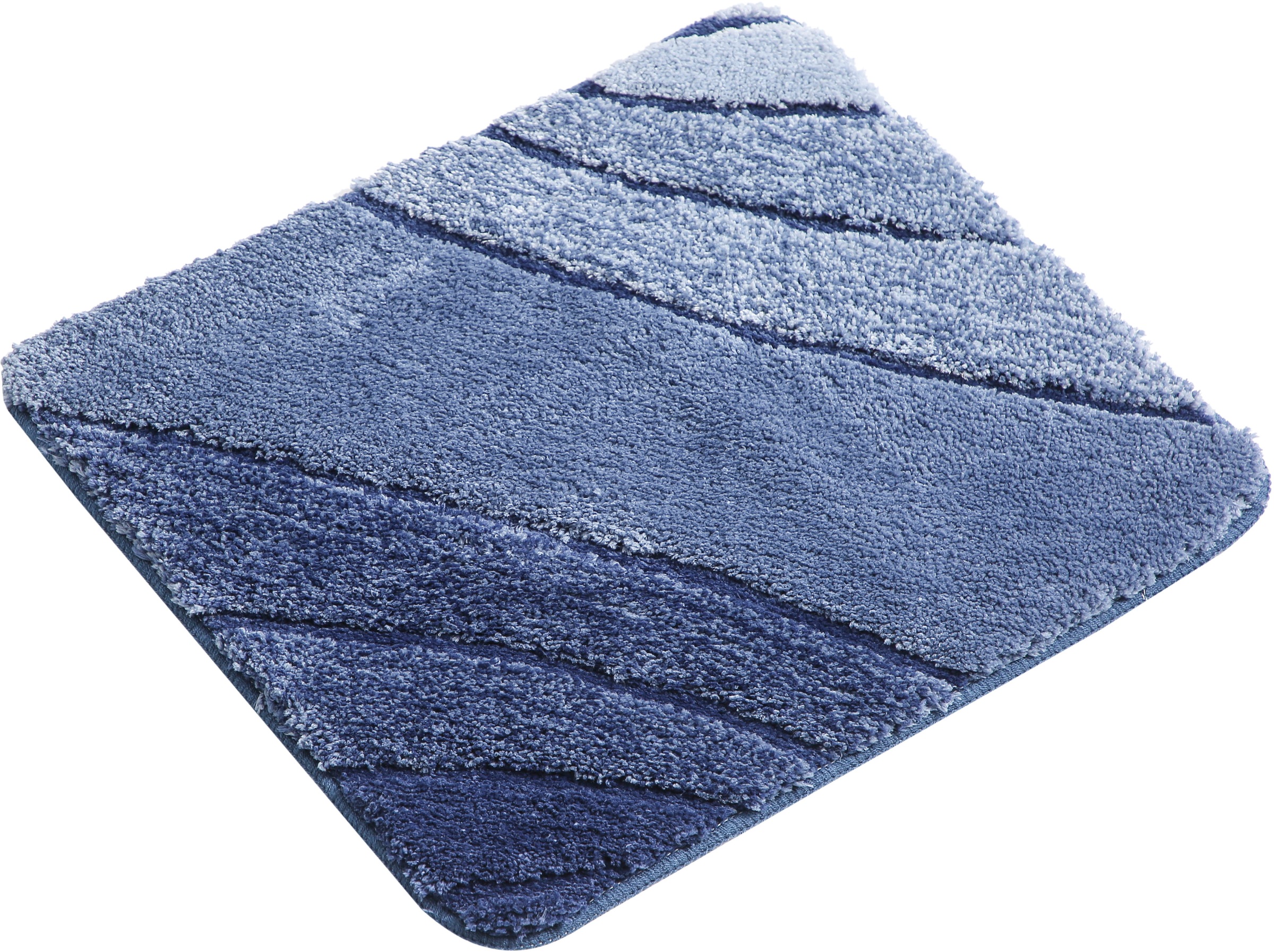 my home Badematte »Josie, Badvorleger, Badezimmer Teppich« Höhe 20 mm rutschhemmend beschichtet fussbodenheizungsgeeignet | schnell trocknend | strapazierfähig Badteppich, Badematten, rechteckig, rund & als 3-tlg. Set erhältlich