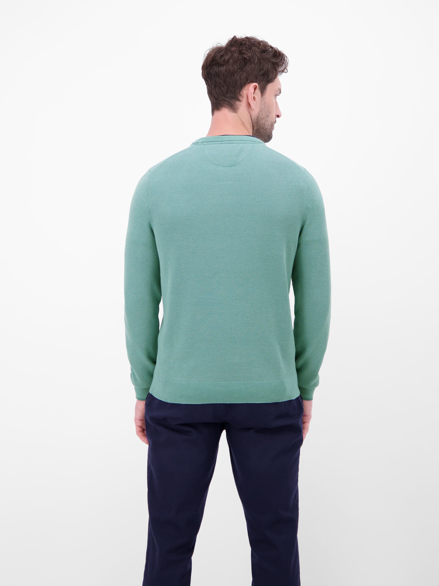 LERROS Pull en tricot mit Rippbündchen