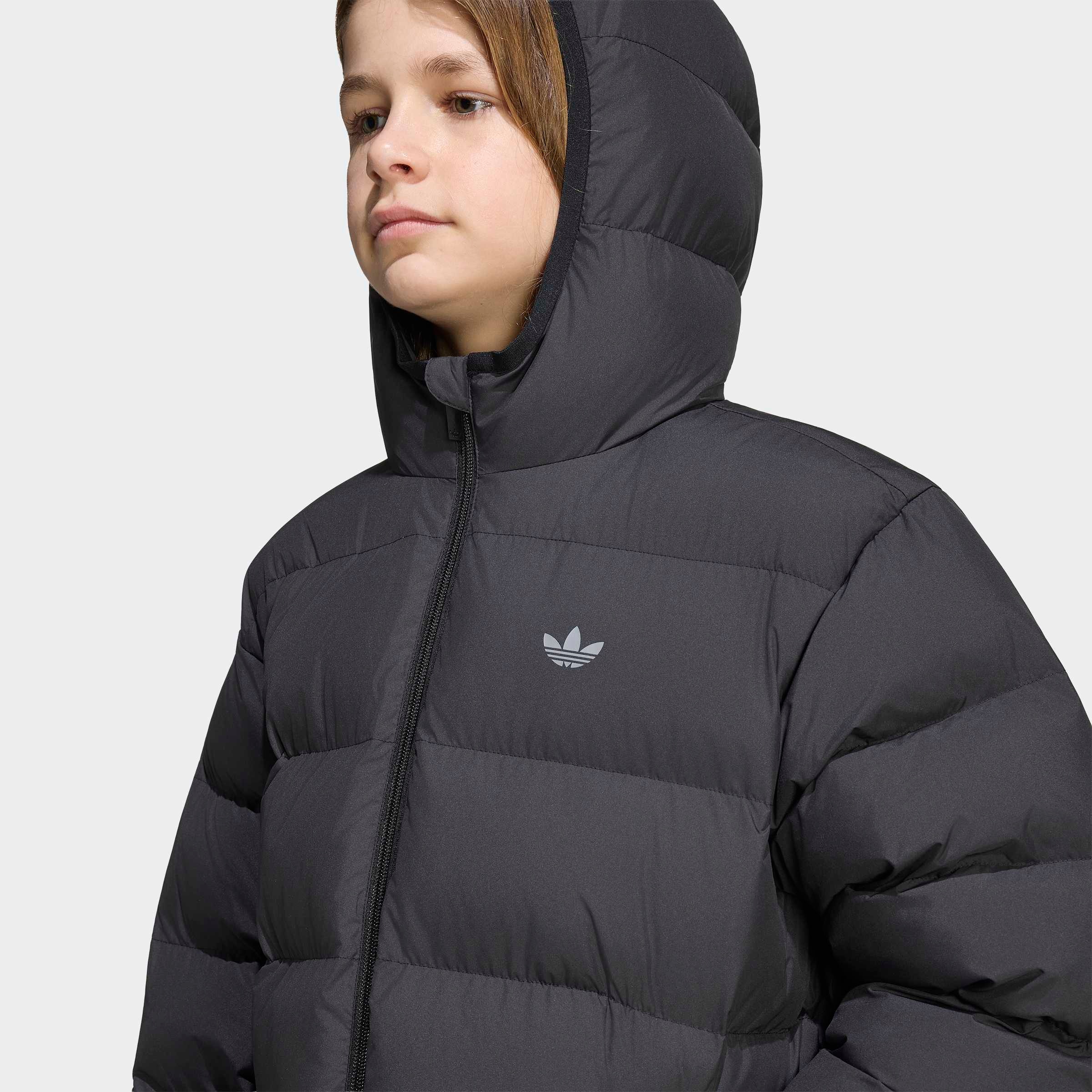adidas Originals Outdoorjacke »REGULAR PUFFER« Outdoorjacke für Kinder, mit Kapuze, in Puffer-Ausführung