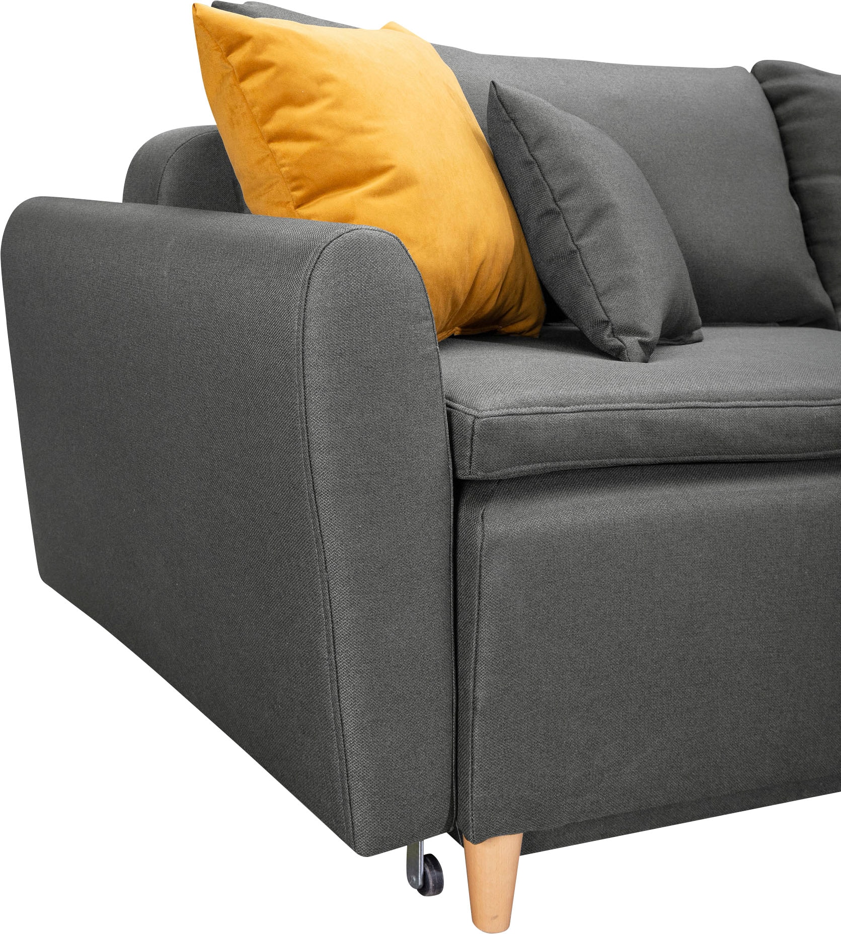 INOSIGN Schlafsofa »Anika« mit Boxspringaufbau, Bettfunktion & Bettkasten, Dauerschlafsofa