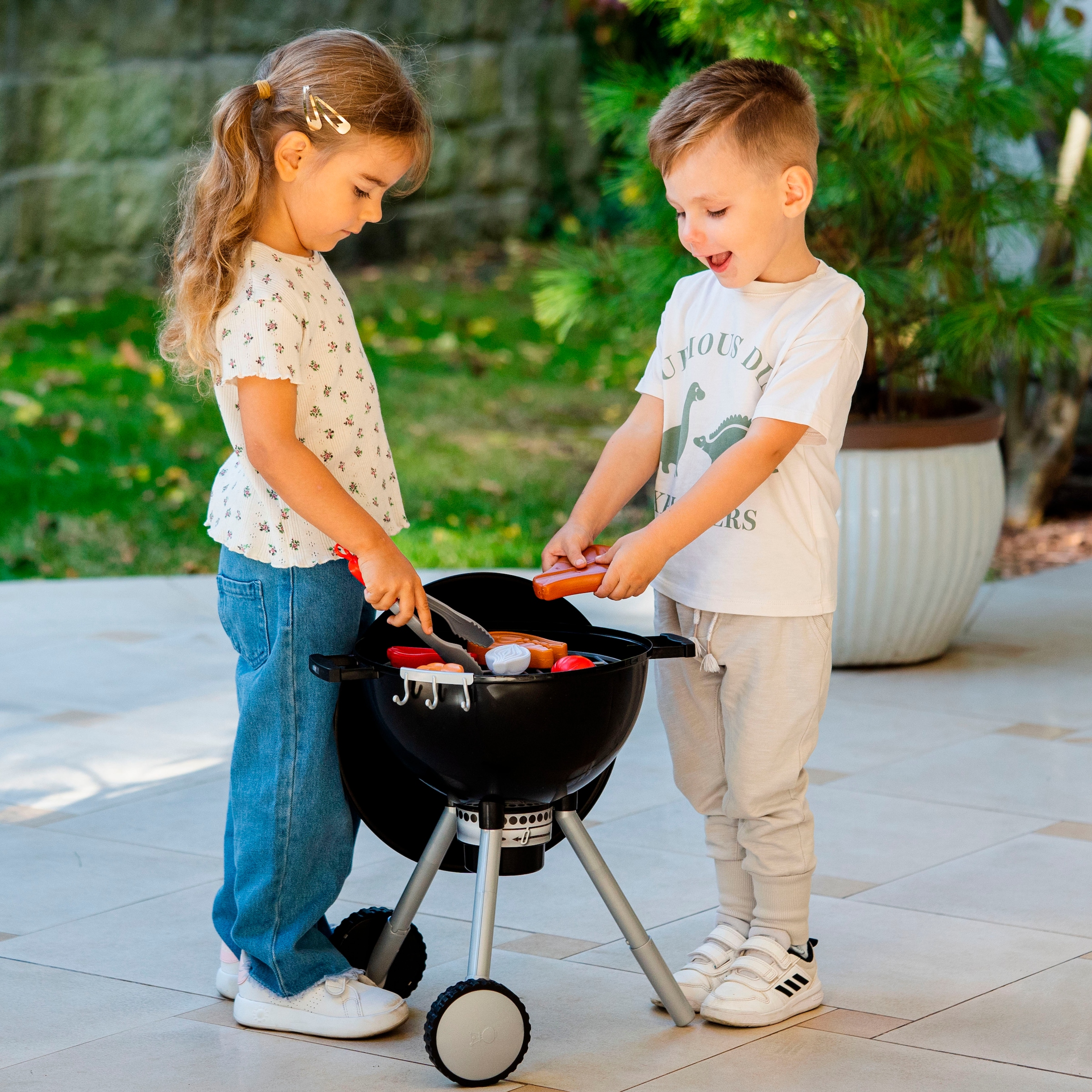 Klein Kinder-Küchenset »Weber Spiel-Kugelgrill One Touch Premium« mit Licht und Sound, Made in Germany