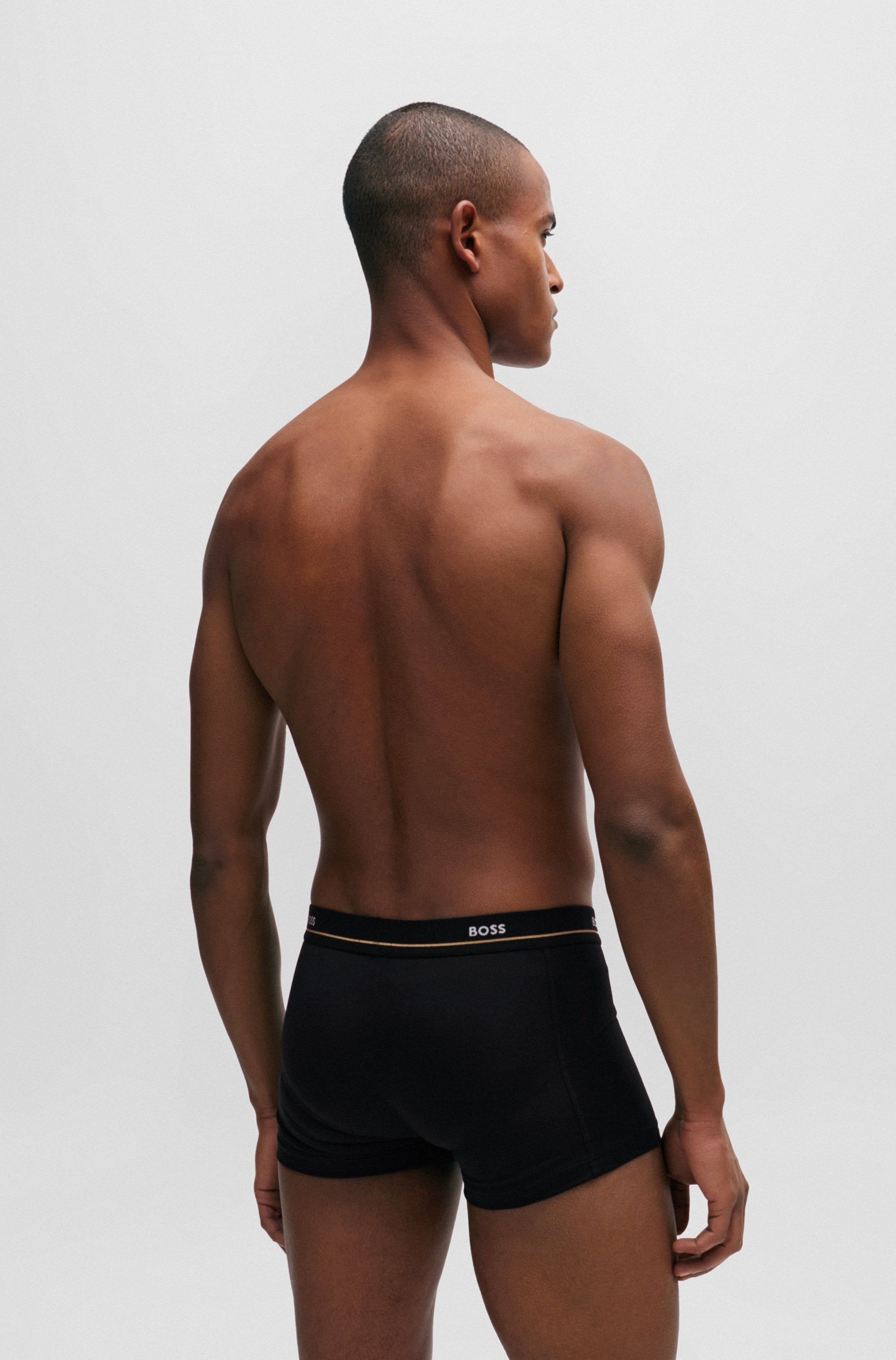 BOSS Trunk »Trunk 5P Essential« Packung, 5er Pack, 5 Stk. tlg., mit modischem, teilweise kontrastfarbenen BOSS Logo-Elastikbund