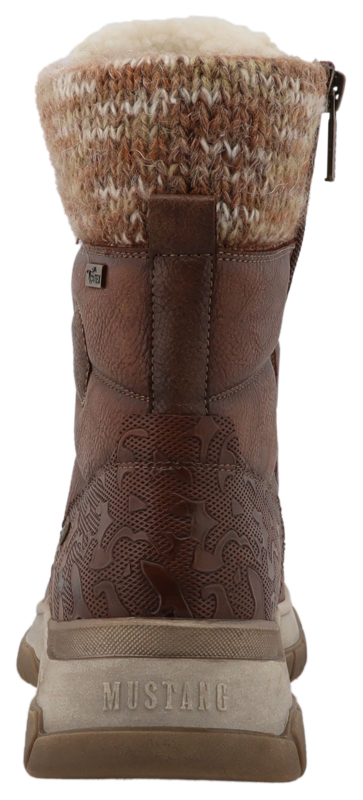 Mustang Shoes Bottes d'hiver »Raissa«  bottines à lacets, bottes d'hiver avec membrane TEX