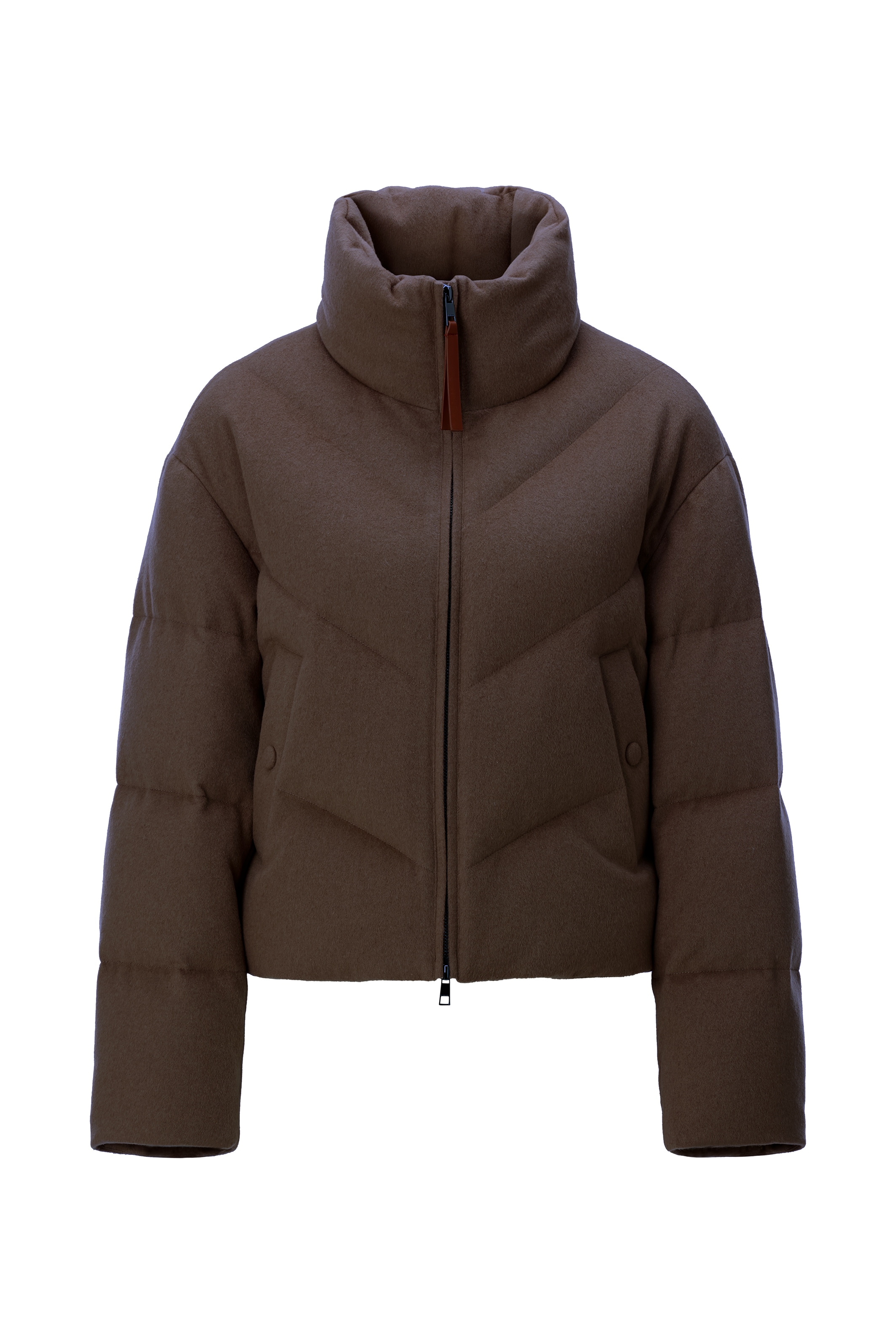 RICHROYAL Steppjacke ohne Kapuze aus Woll-Mix, Regular fit mit Stehkragen