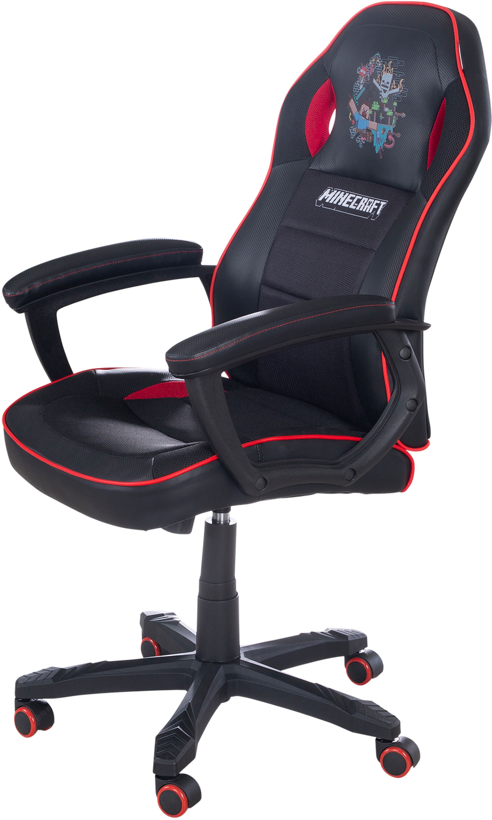 Phoenix Chaise de jeu () 1 cuisdétails rouges, fauteuil de course