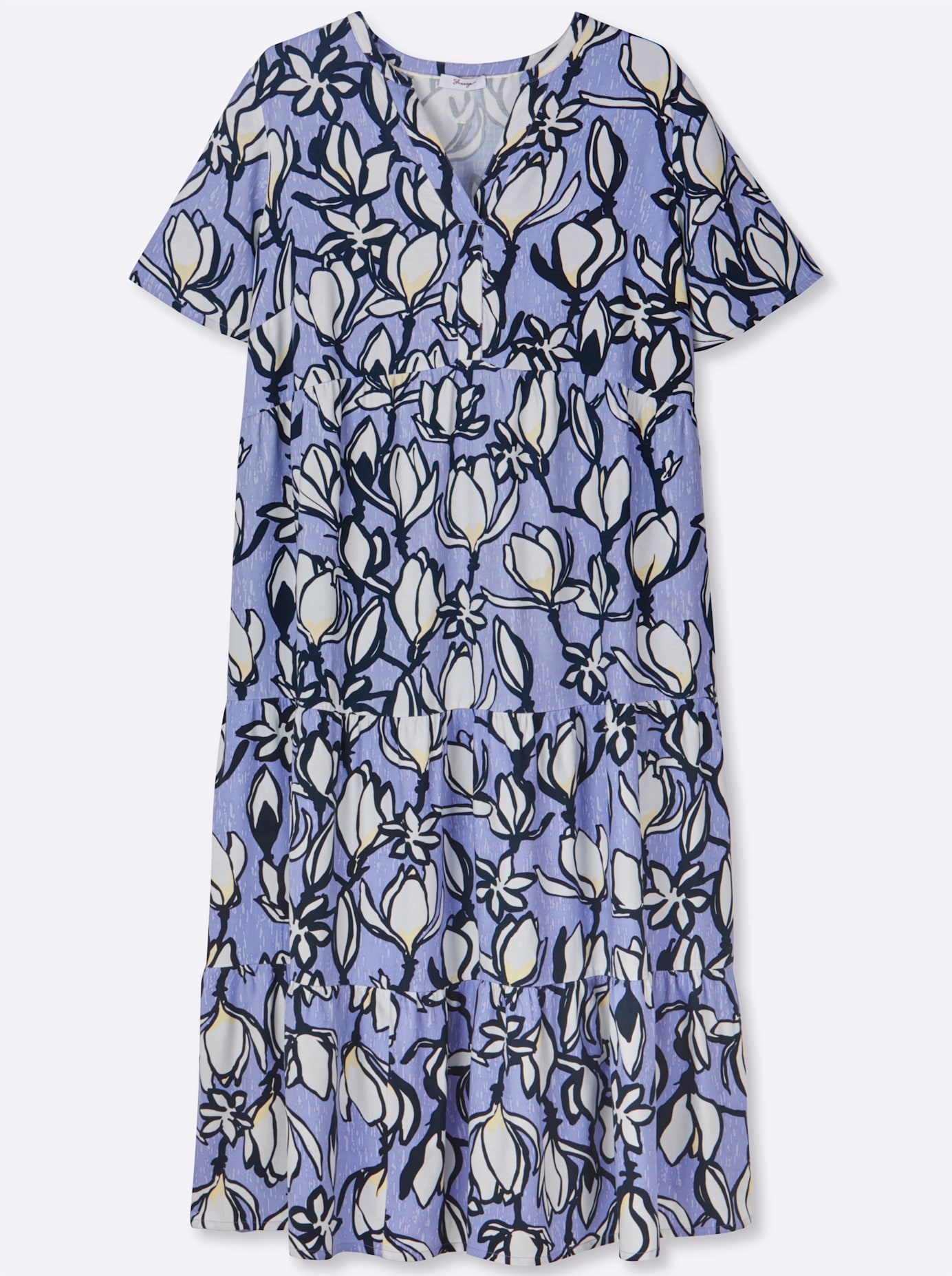 Sheego Maxi robe »Webkleid«