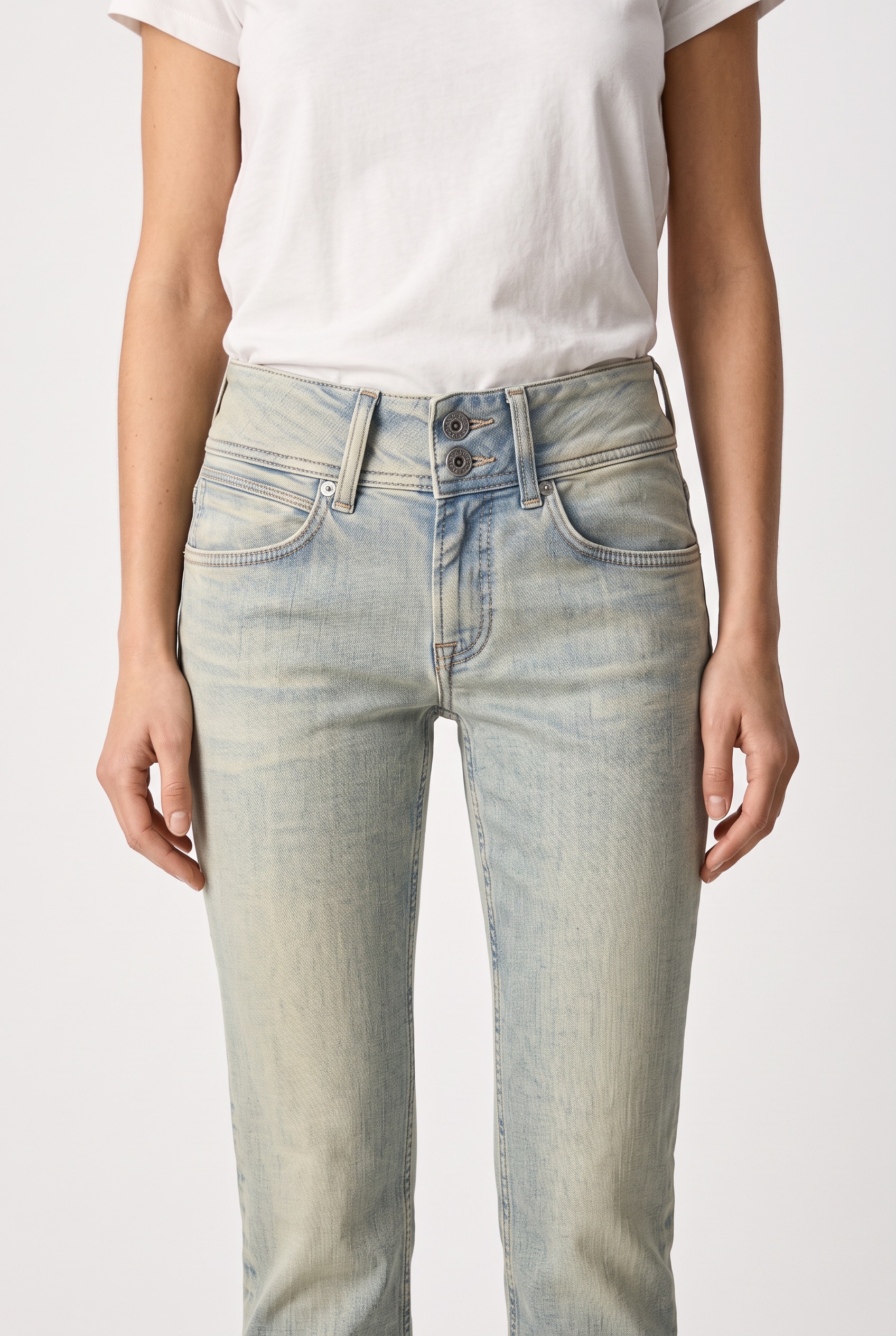 Pepe Jeans Jeans slim »SLIM JEANS LW« avec double boutonnière