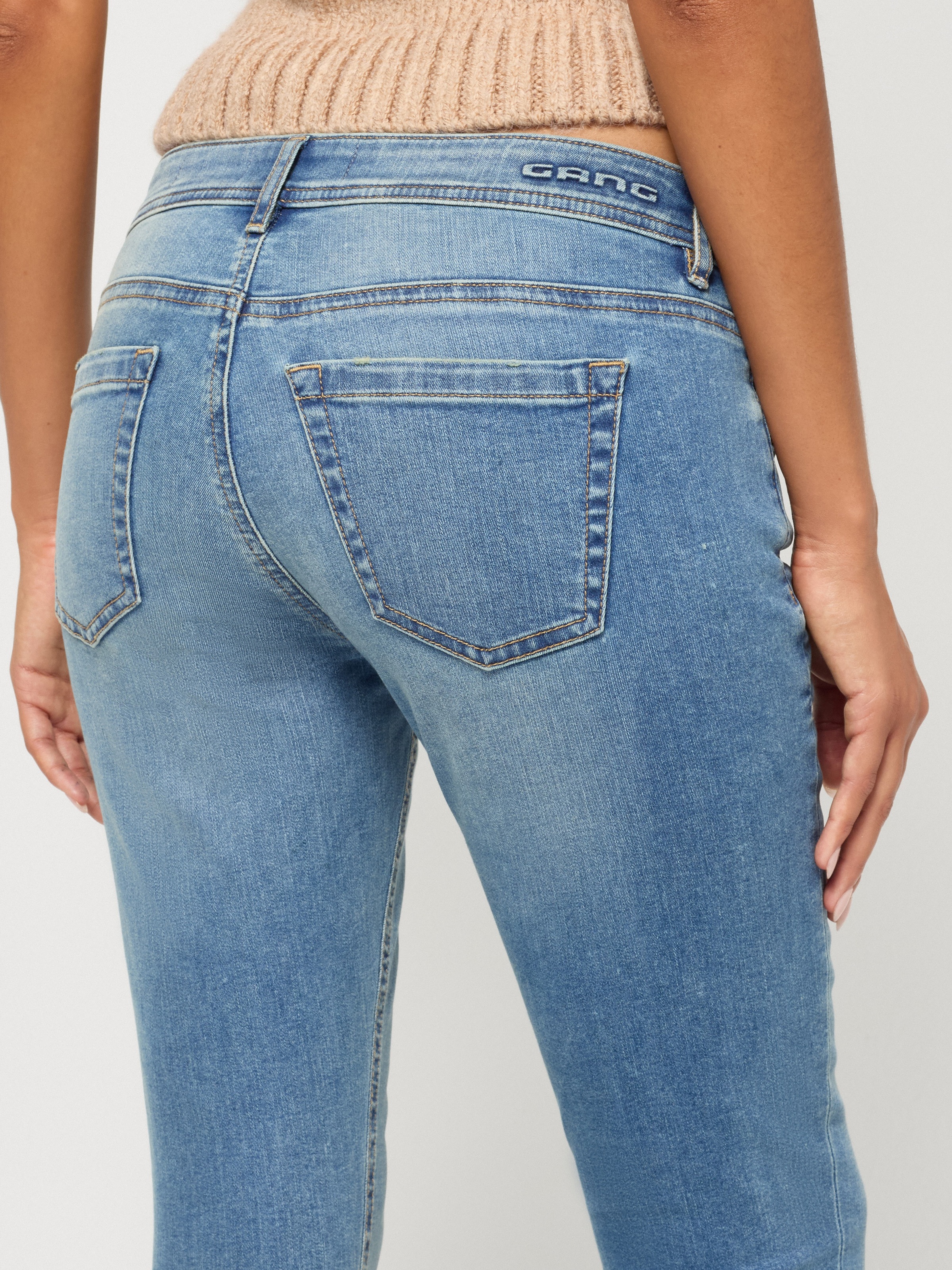 GANG Jeans skinny »94FAITH CROPPED« avec longueur de jambe raccourcie
