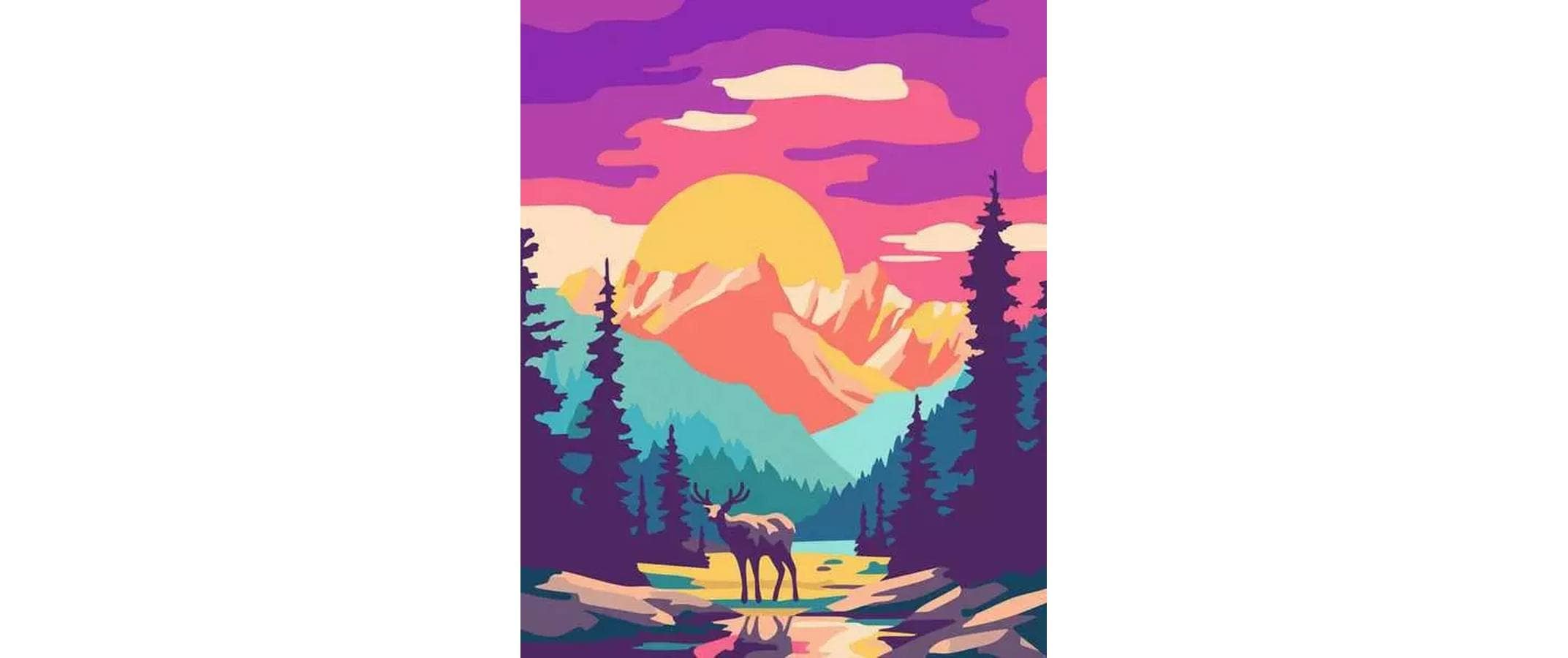 Ravensburger Malen nach Zahlen »CreArt Nationalpark 24 x 30 cm«