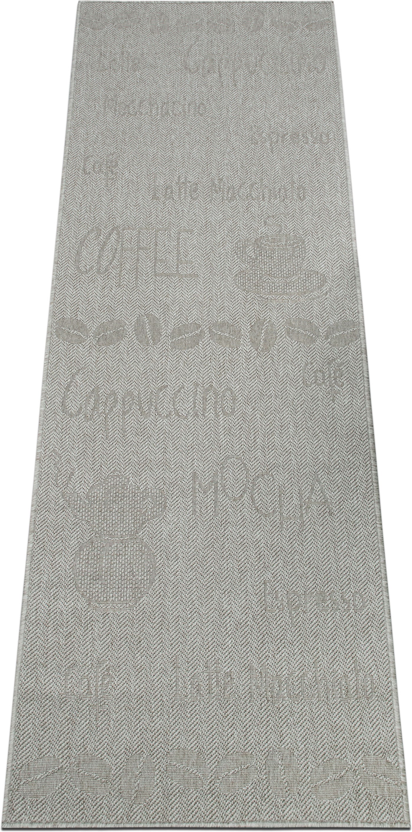 GOODproduct Chemin de table »Coffee, Kaffee-Motive, In- und Outdoor geeignet« Rectangulaire 5 mm Höhe résistant aux intempéries, résistant aux UV, coureur de cuisine, camping, balcon