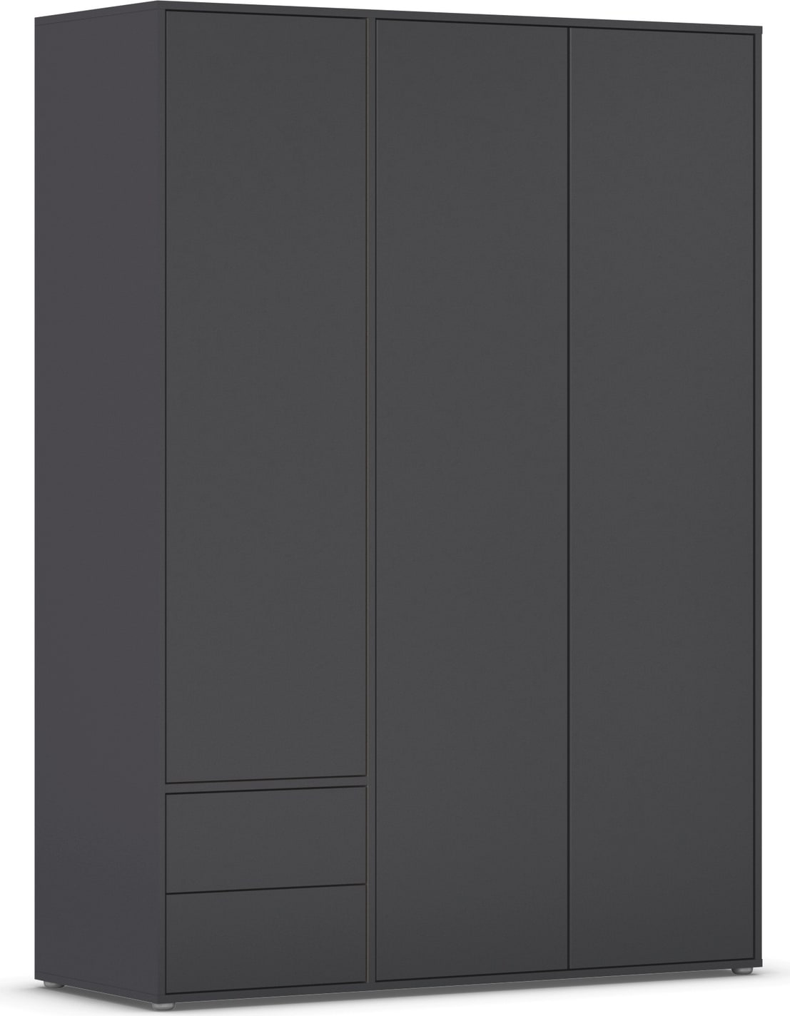 rauch Drehtürenschrank »Kleiderschrank Schrank Garderobe Wäscheschrank NABILA viel Stauraum« in 3 verschiedenen Ausstattungen BASIC/CLASSIC/PREMIUM,  mit 2 Schubladen und Push-to-Open Funktion TOPSELLER MADE IN GERMANY