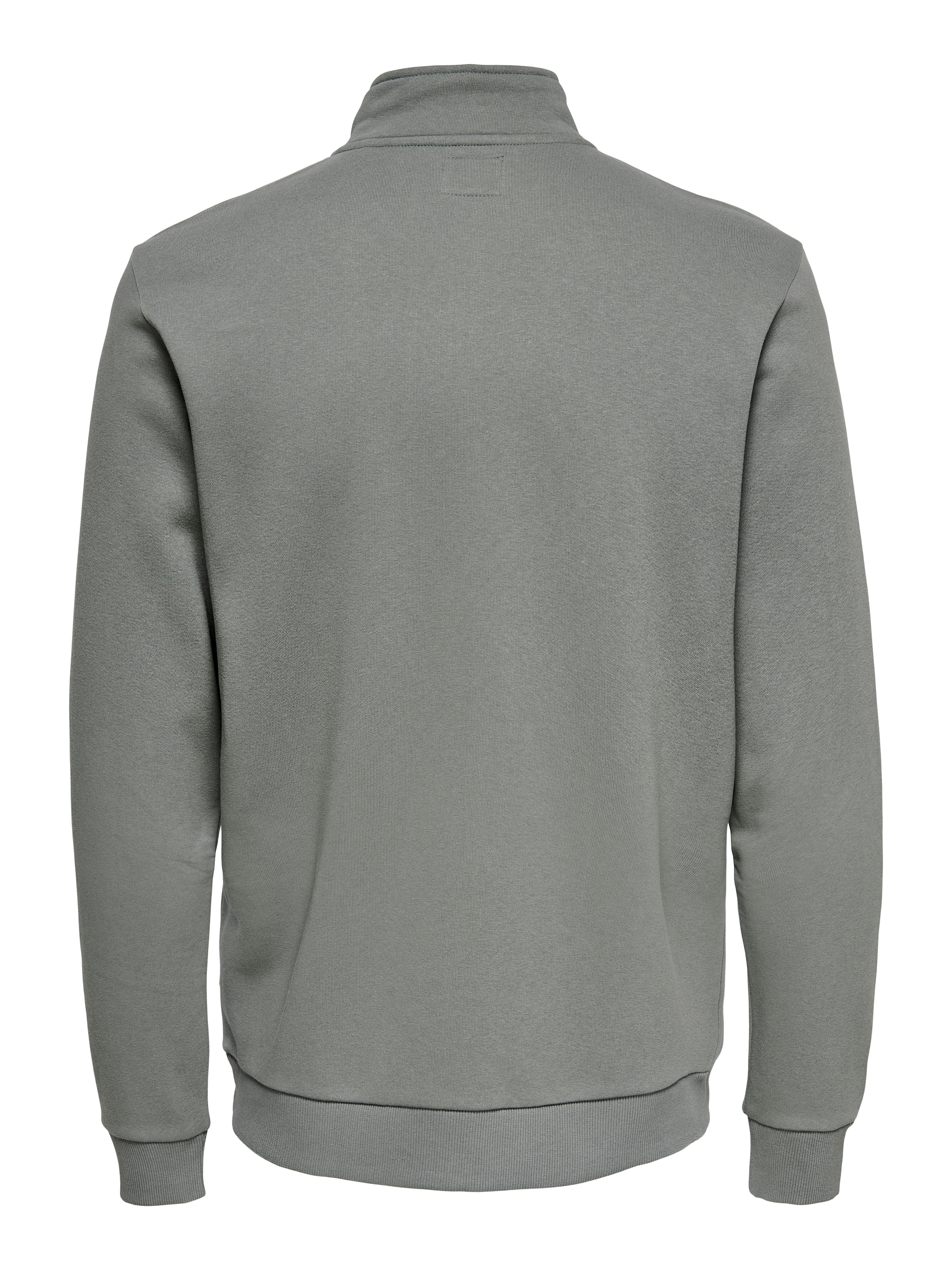 ONLY & SONS Sweat-shirt »ONSCERES HALF ZIP SWEAT«, mélange coton, coupe régulière

