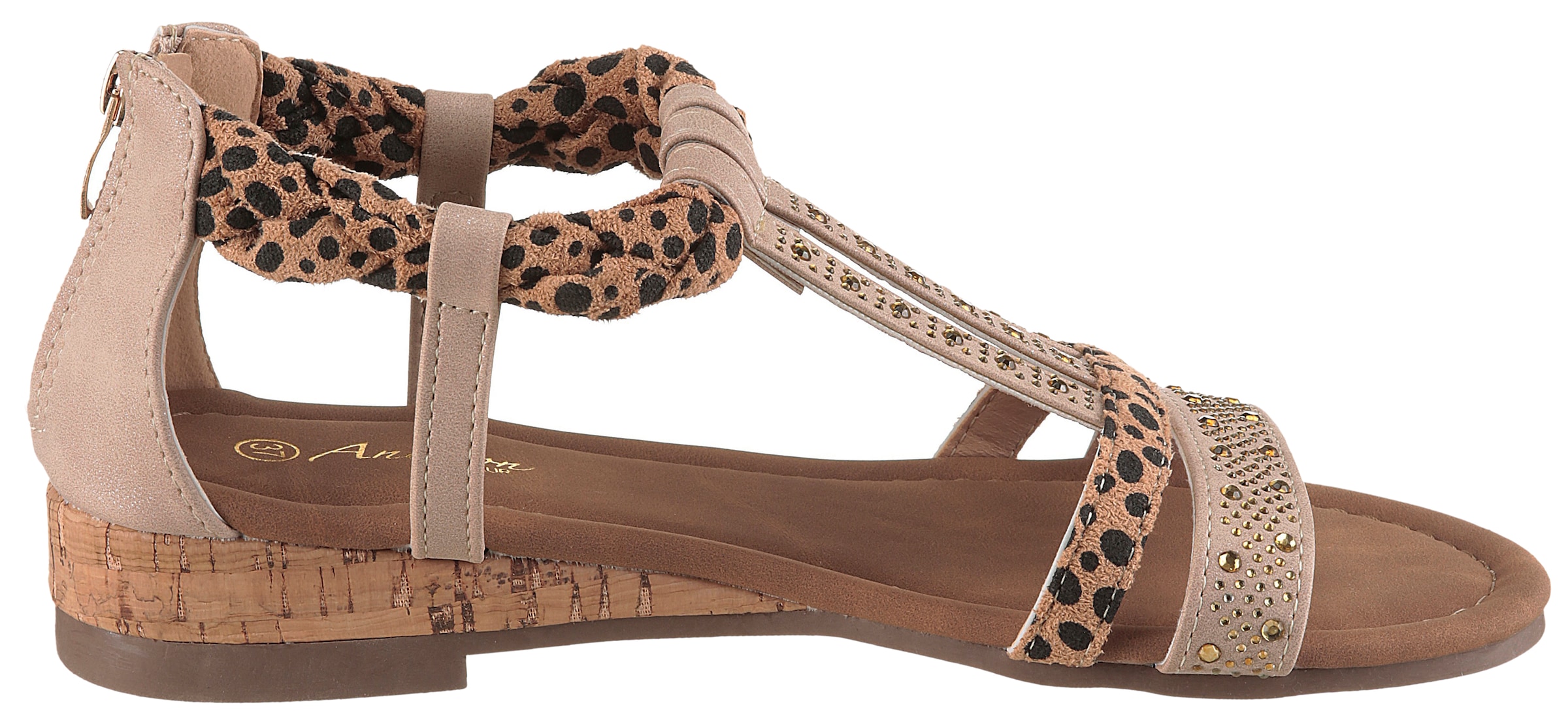 Aniston SHOES Riemchensandale  Sommerschuh, Sandalette - NEUE KOLLEKTION