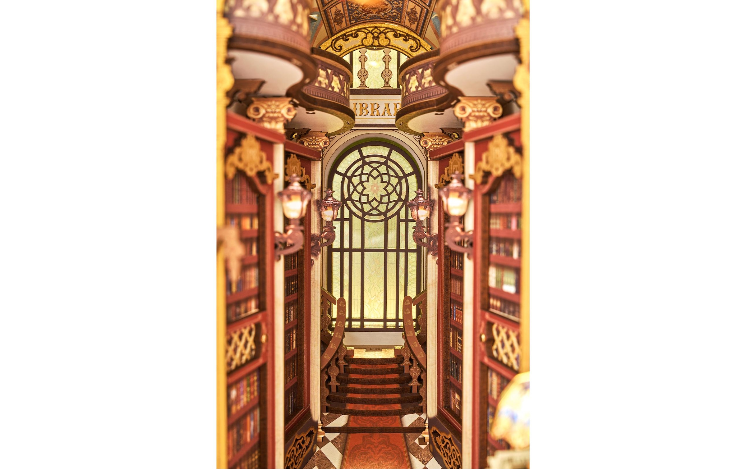   Modellbausatz »Rolife Library of Wonders Holzbausatz Sperrholz 258 Teile« 258 Stk. tlg.