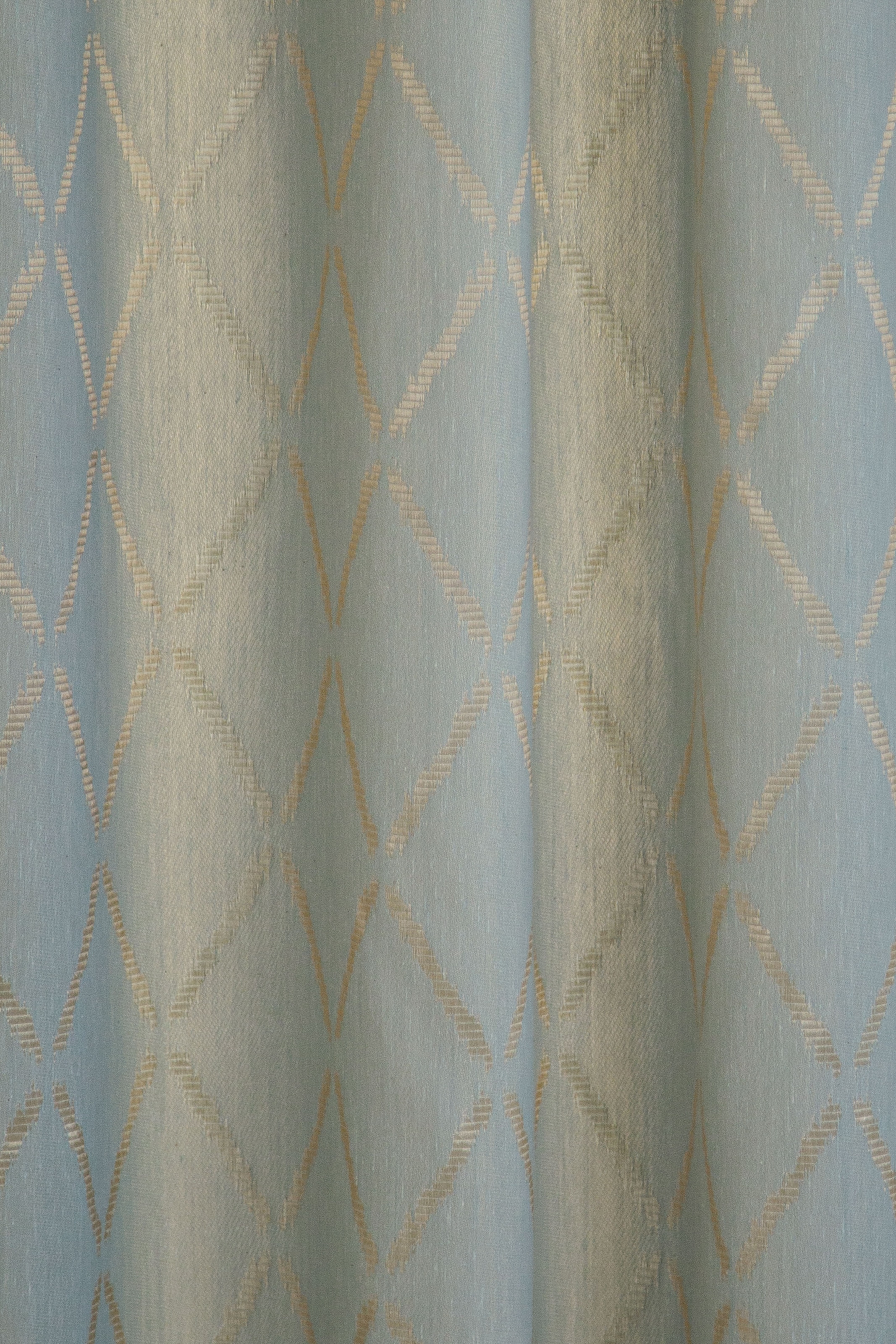 HOMING Rideau »Deron« Oeillets 1 cuis tlg. blickdicht, Rauten, edles Muster, Wohnzimmer, Schlafzimmer