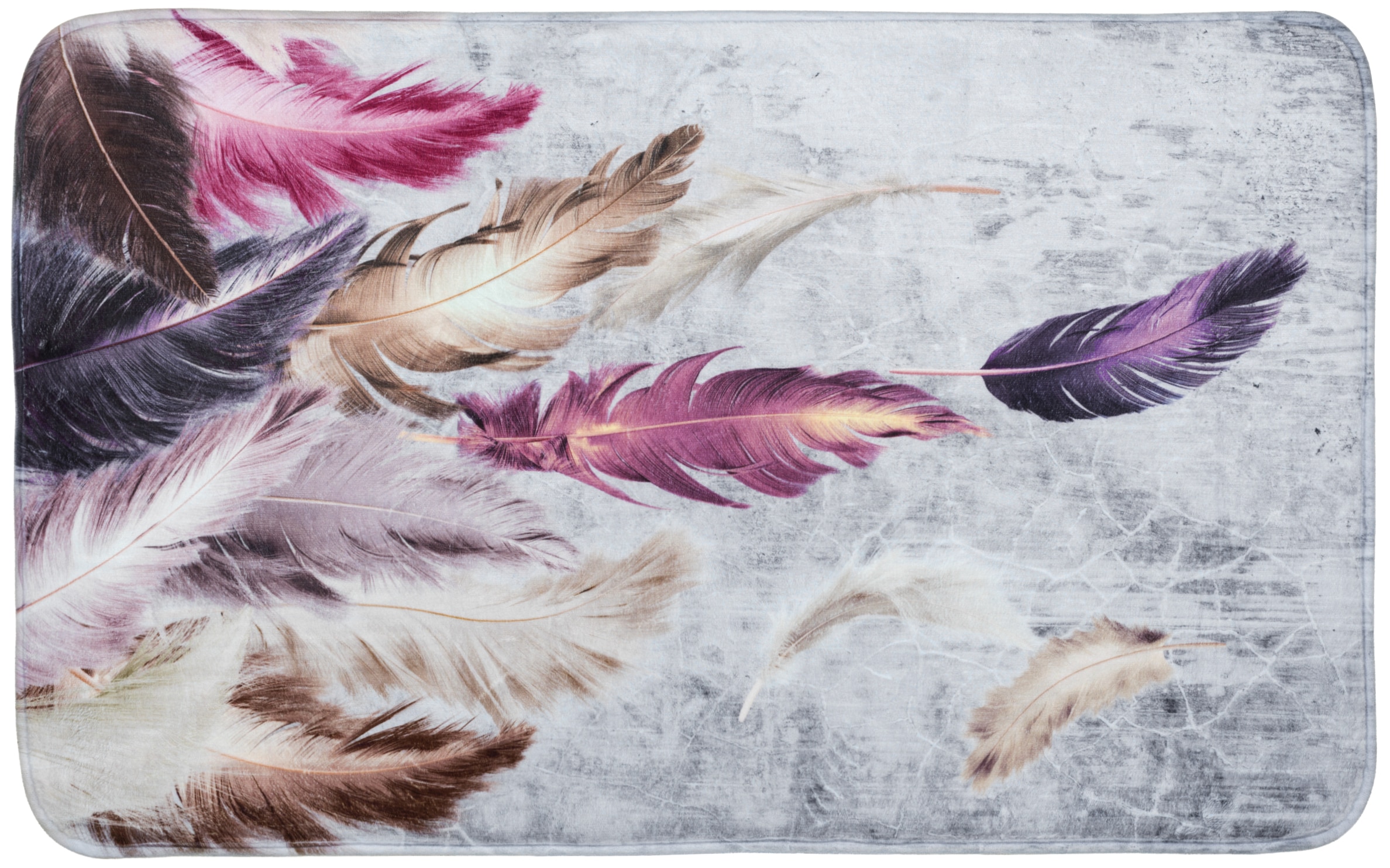 Sanilo Schaum-Badematte »mit Motiv, viele schöne Badteppiche zur Auswahl« Höhe 15 mm rutschhemmend beschichtet schnell trocknend | strapazierfähig waschbar, sehr weich, hochwertig & modern, verschiedene Grössen