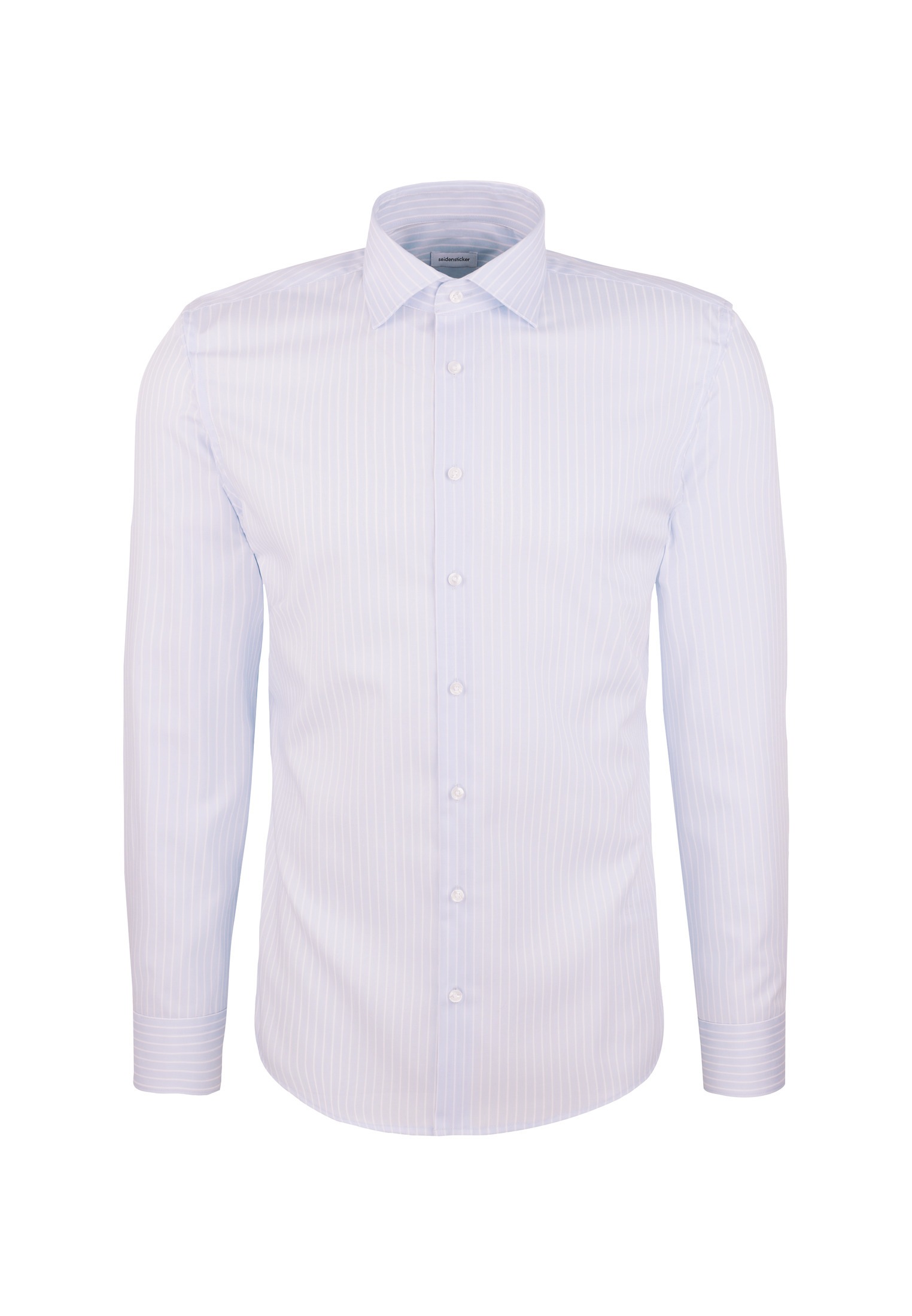 seidensticker Businesshemd »Schwarze Rose« Shaped 1/1 Kentkragen Gestreift