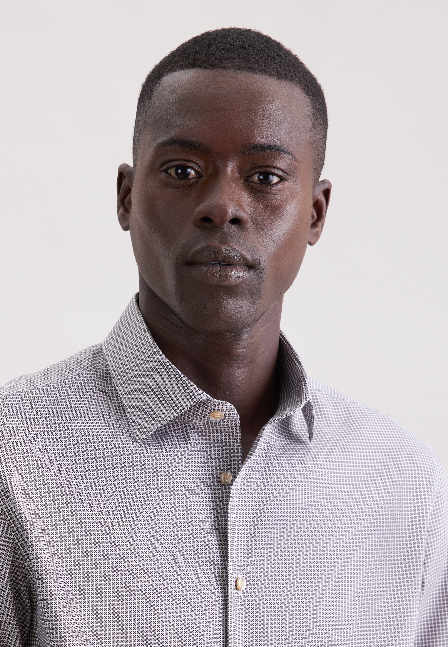 seidensticker Chemise d'affaires »Schwarze Rose« X-Slim 1/1 Kentkragen Druck