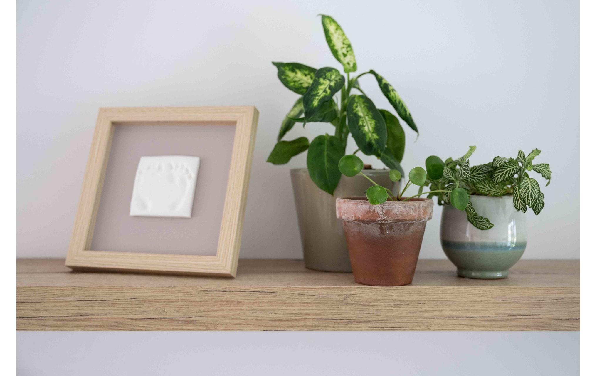 Dooky Bilderrahmen »Handabdruck Rahmen 22 x 22 x 2 cm«