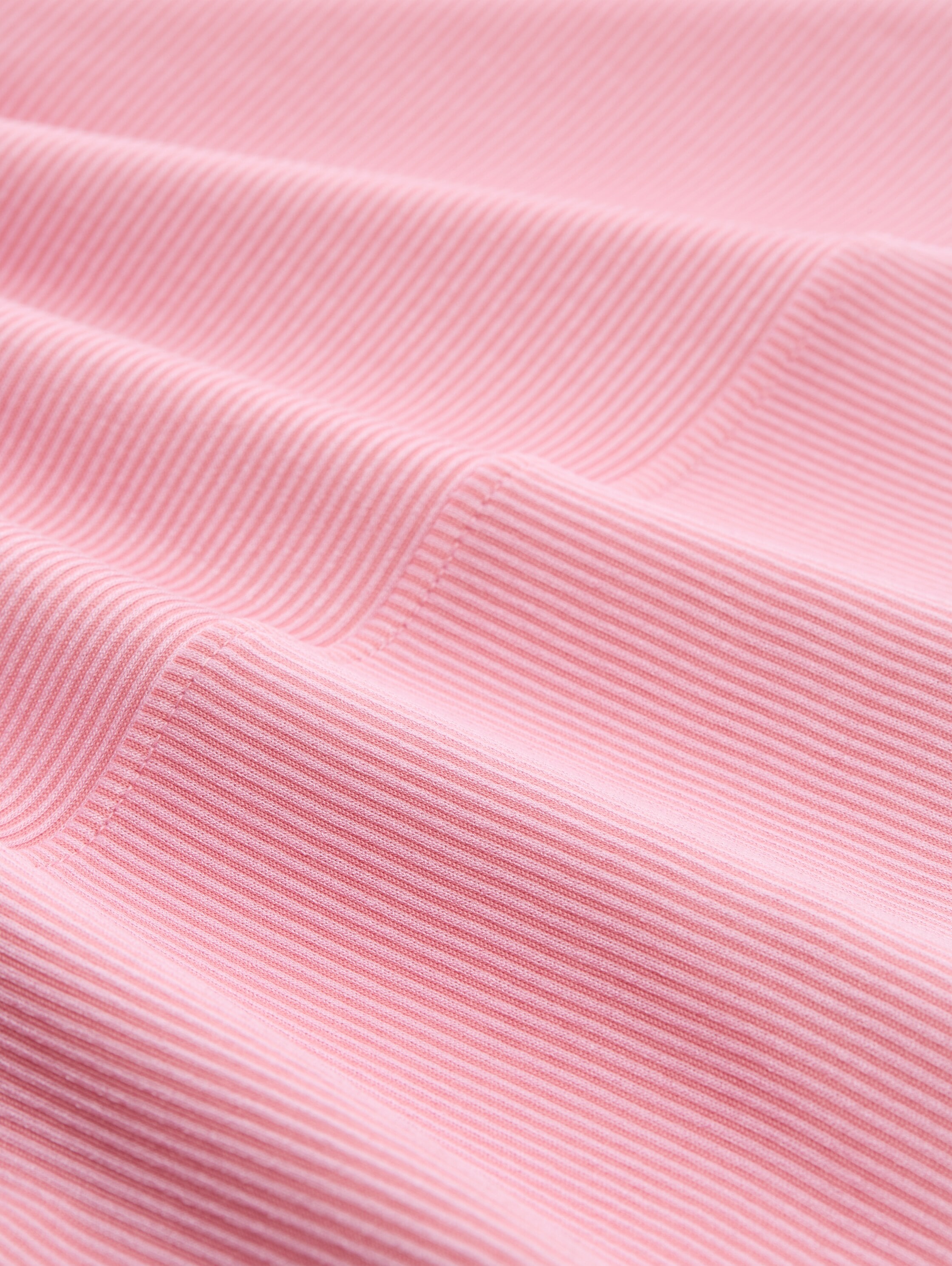 TOM TAILOR Denim 3/4-Arm-Shirt in feiner Rippoptik