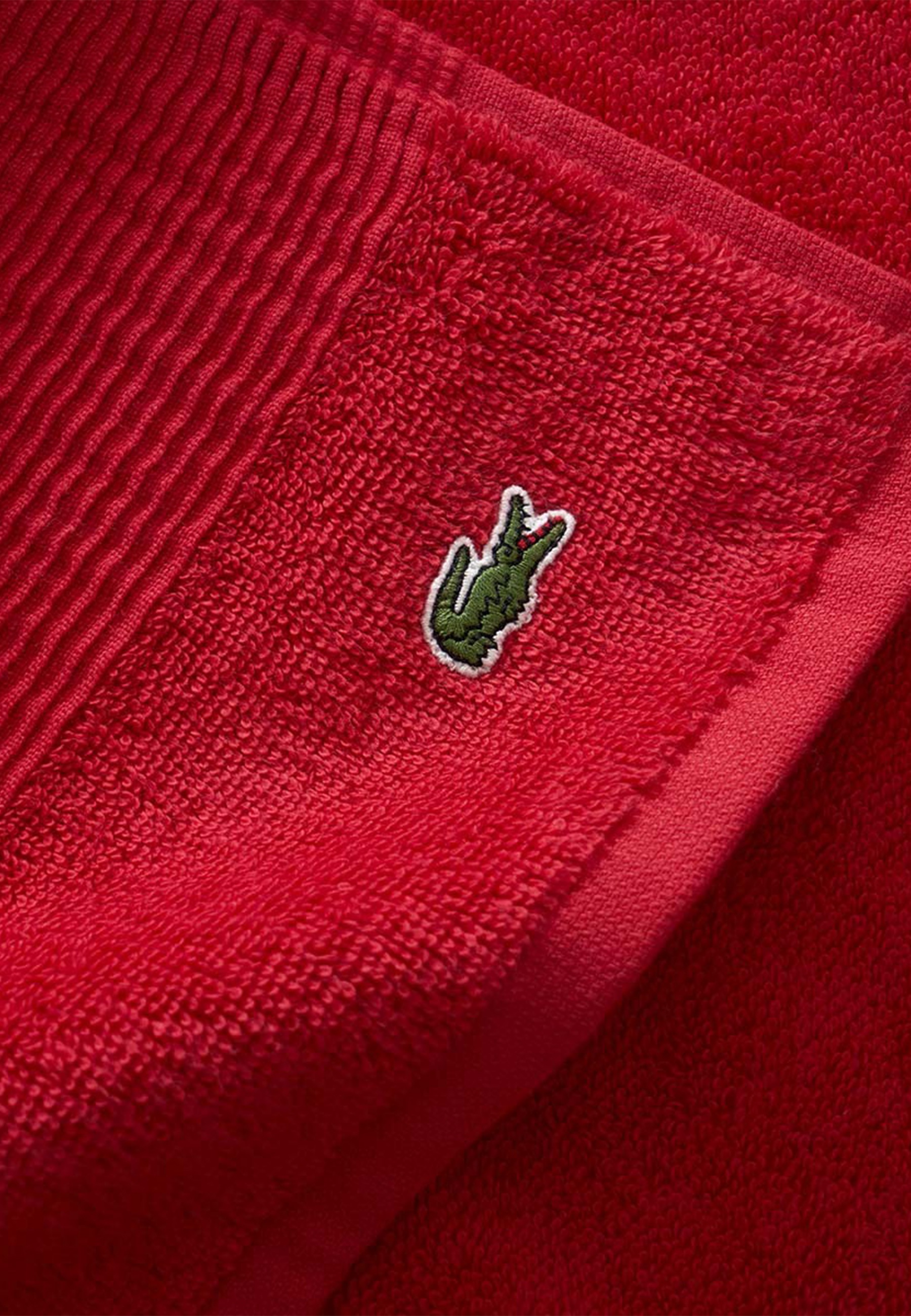 Lacoste Handtuch »LLECROCO« mit Label-Applikationen