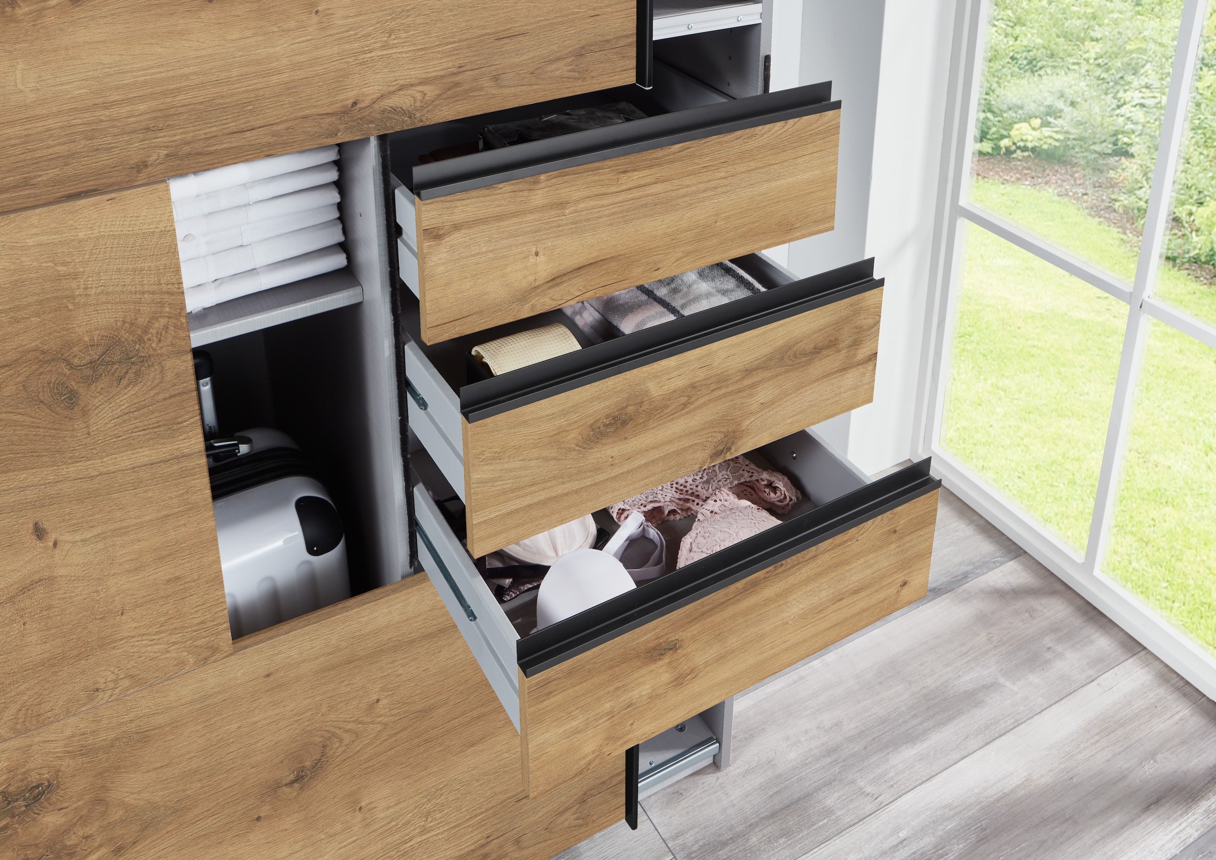 Wimex Schwebetürenschrank »Saigon« mit Spiegeltür, 2 Türen, 225cm breit