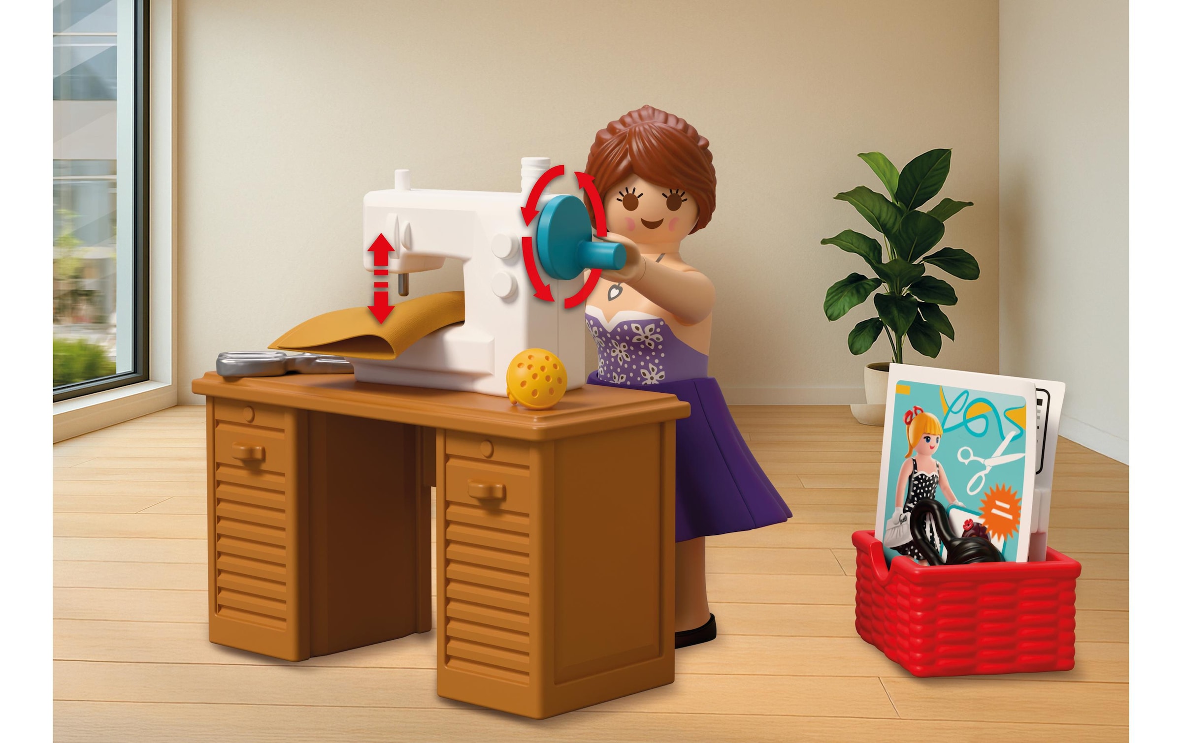 Playmobil® Konstruktions-Spielset »Modedesignerin (72082), My Life« Made in Europe