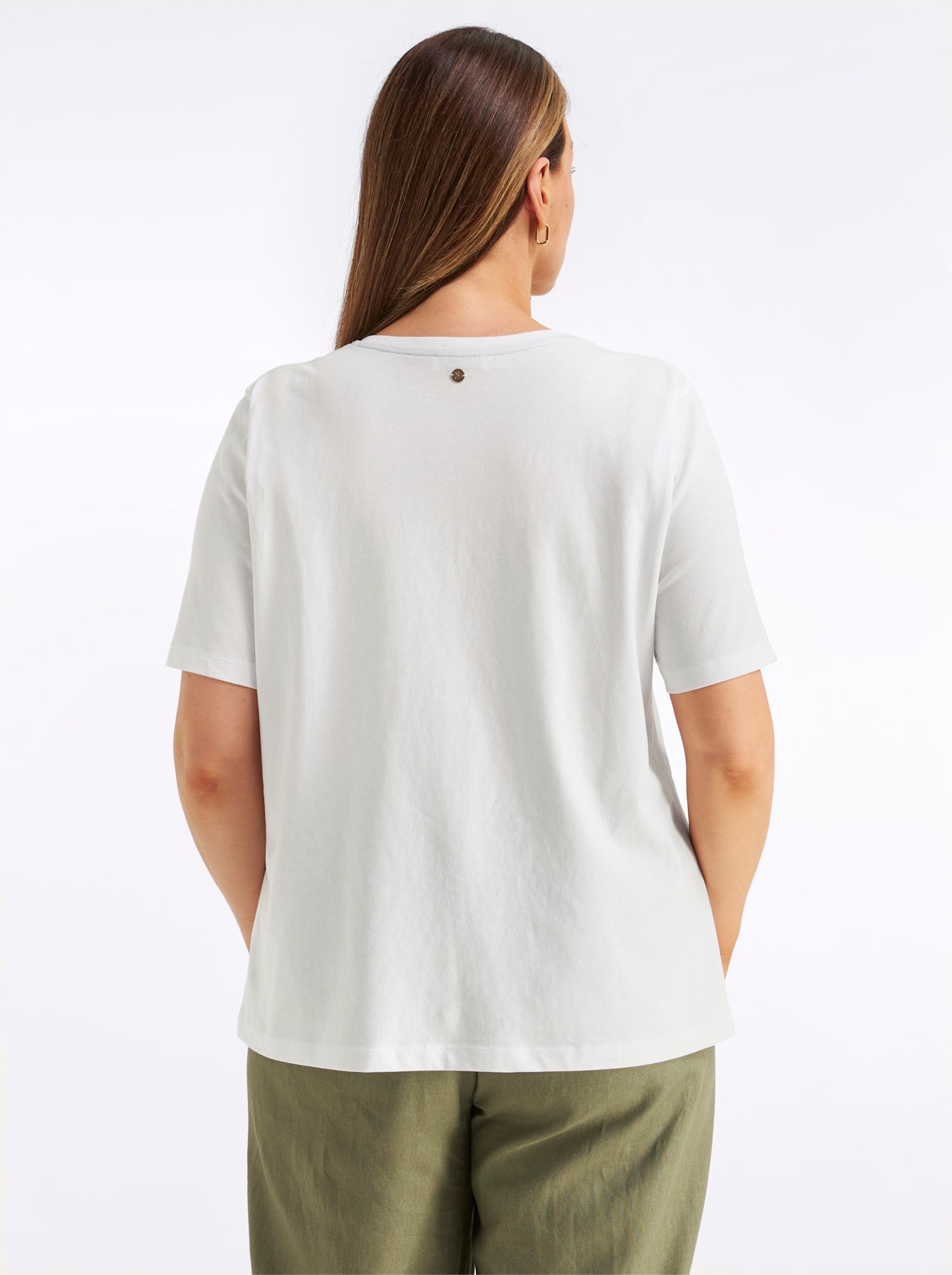 Sheego T-shirt en V »Shirt« 1