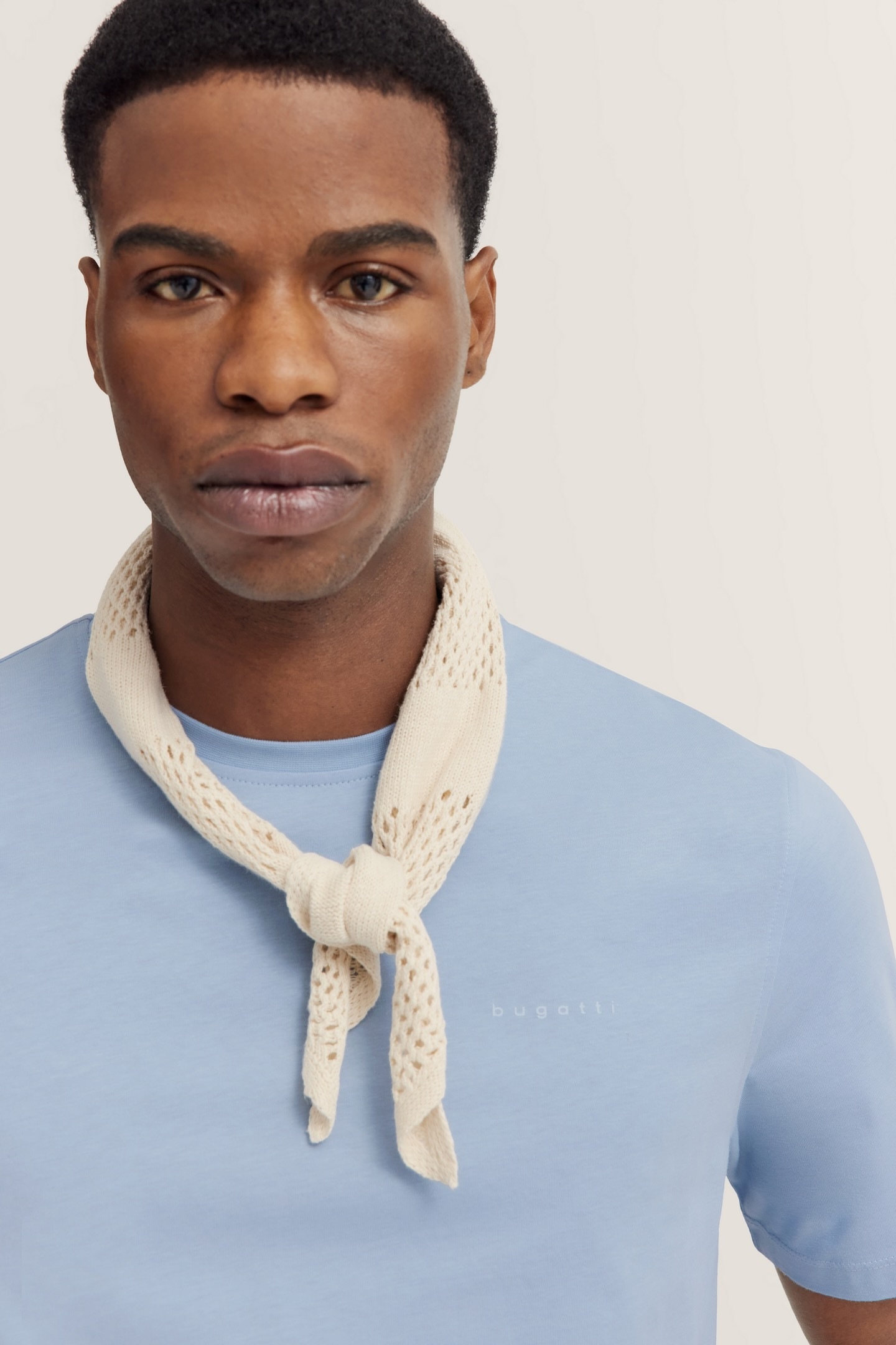 bugatti T-shirt mit Rundhals