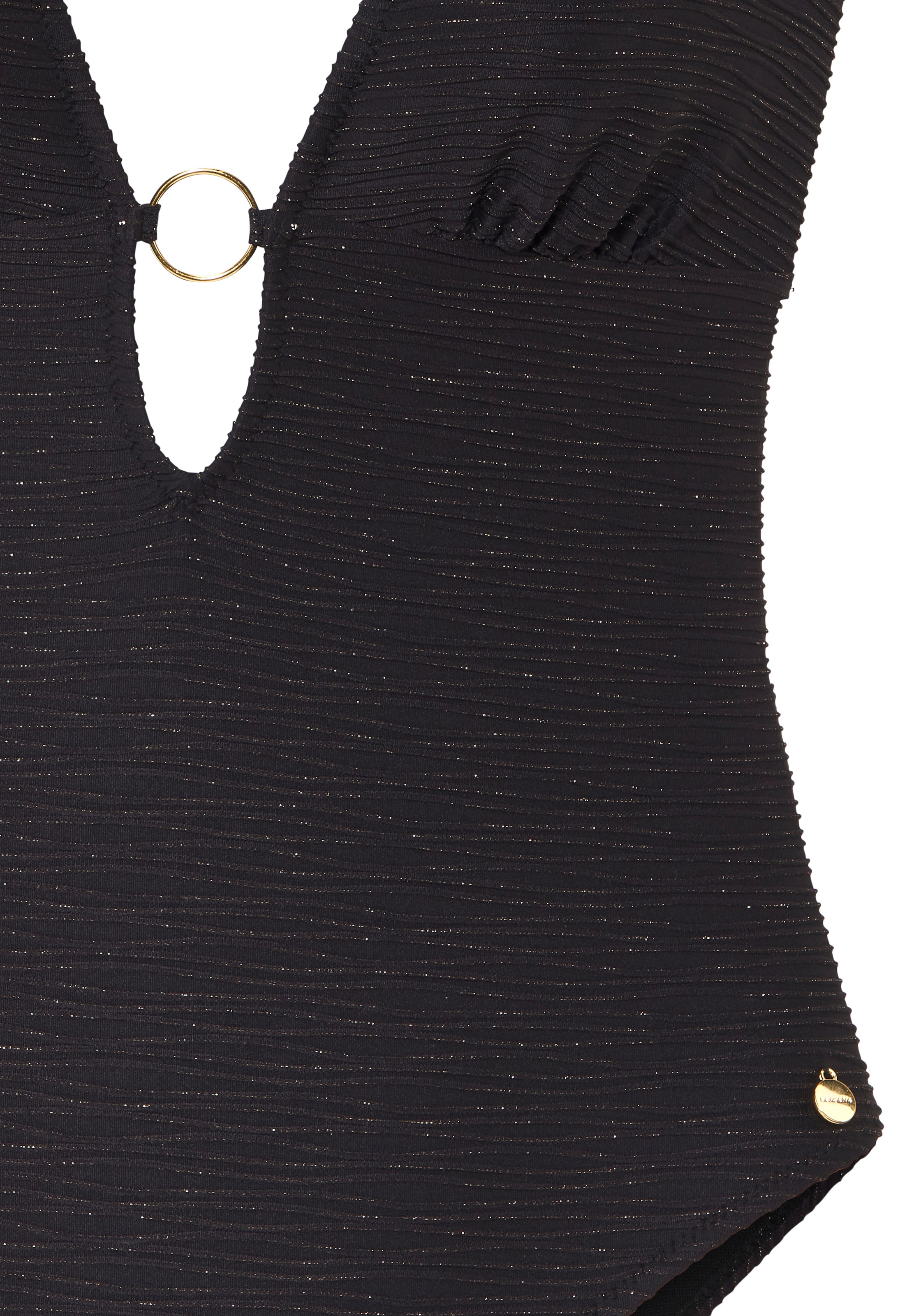 LASCANA Maillot de bain Glitzernde Strukturware