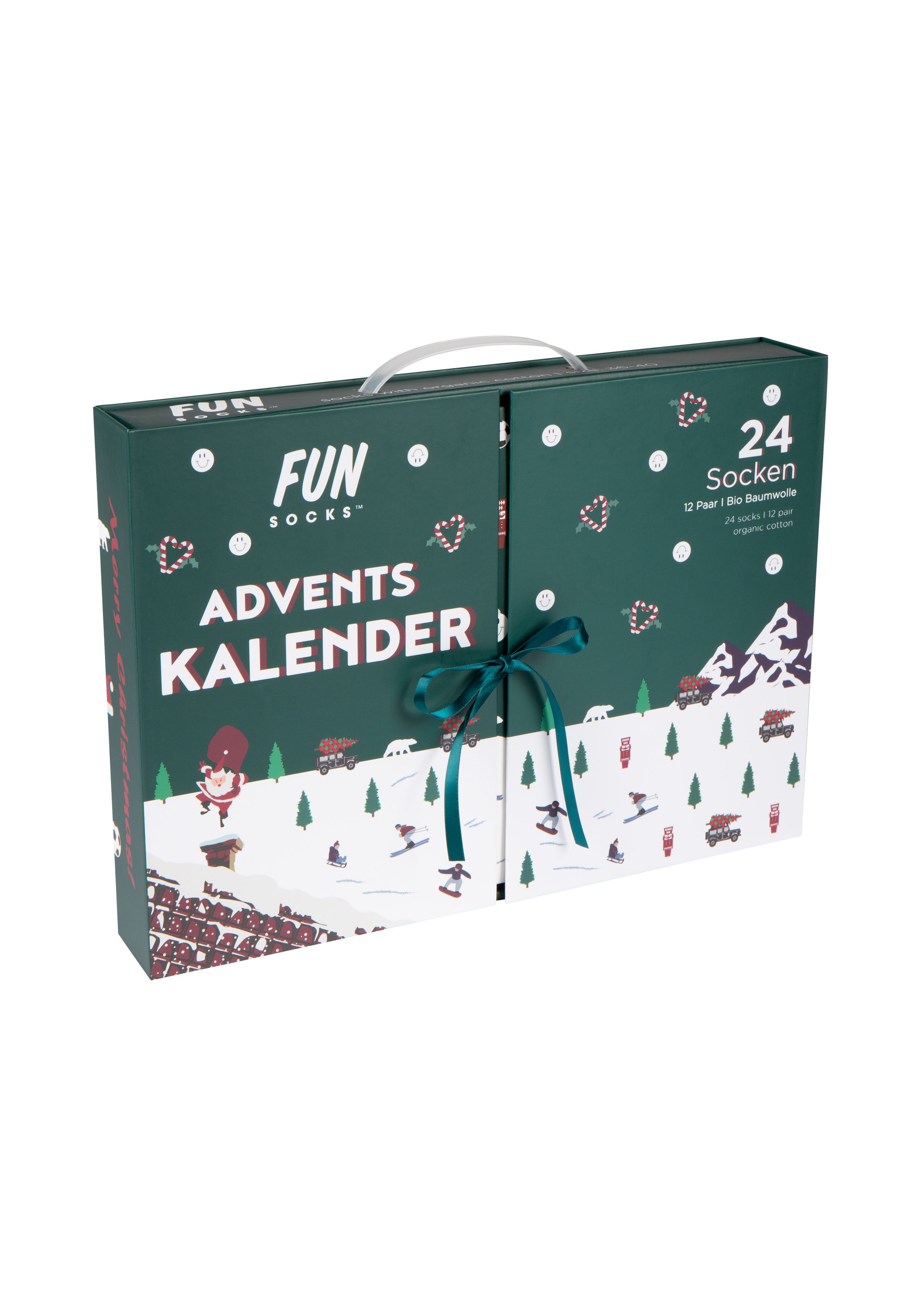 Fun Socks Adventskalender »Motifs« Es liegt keine Altersempfehlung vor mit Weihnachtsmotiven, elastischer Bund