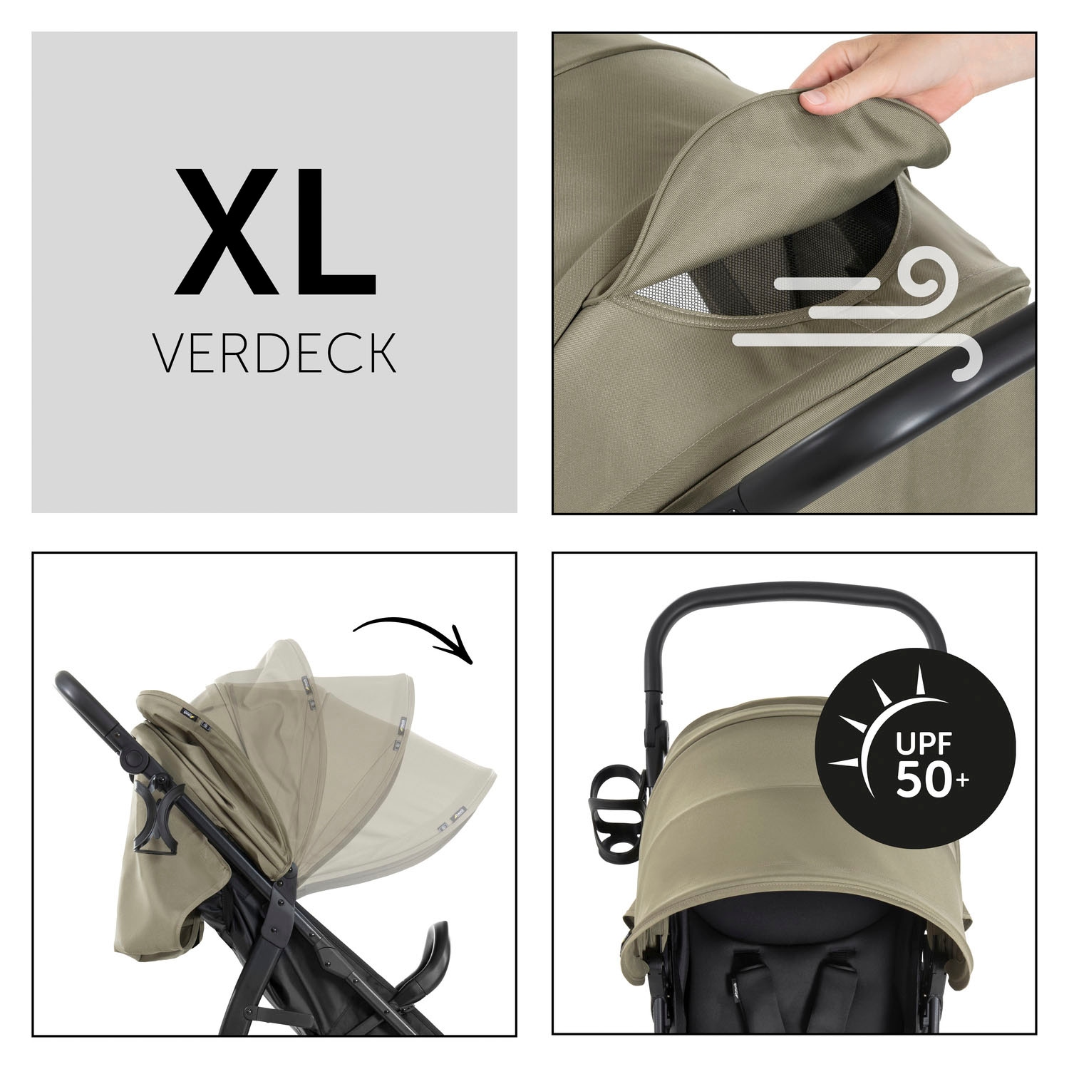 Hauck Kinder-Buggy »Rapid 4D« 25 kg belastbar bis 22 kg