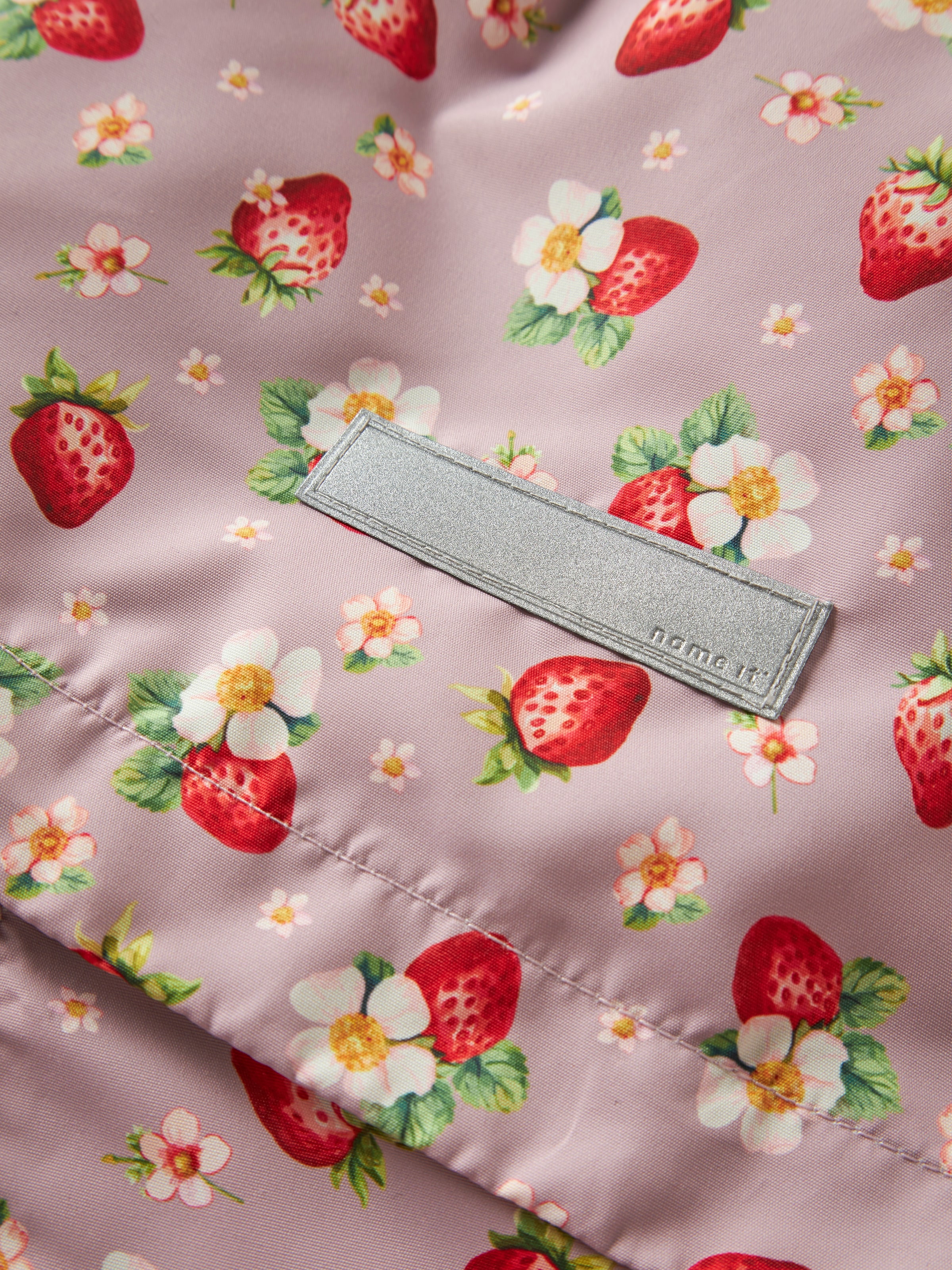 Name It Veste d'extérieur »NMFMAXI JACKET LI FRILL AOP« mit Kapuze