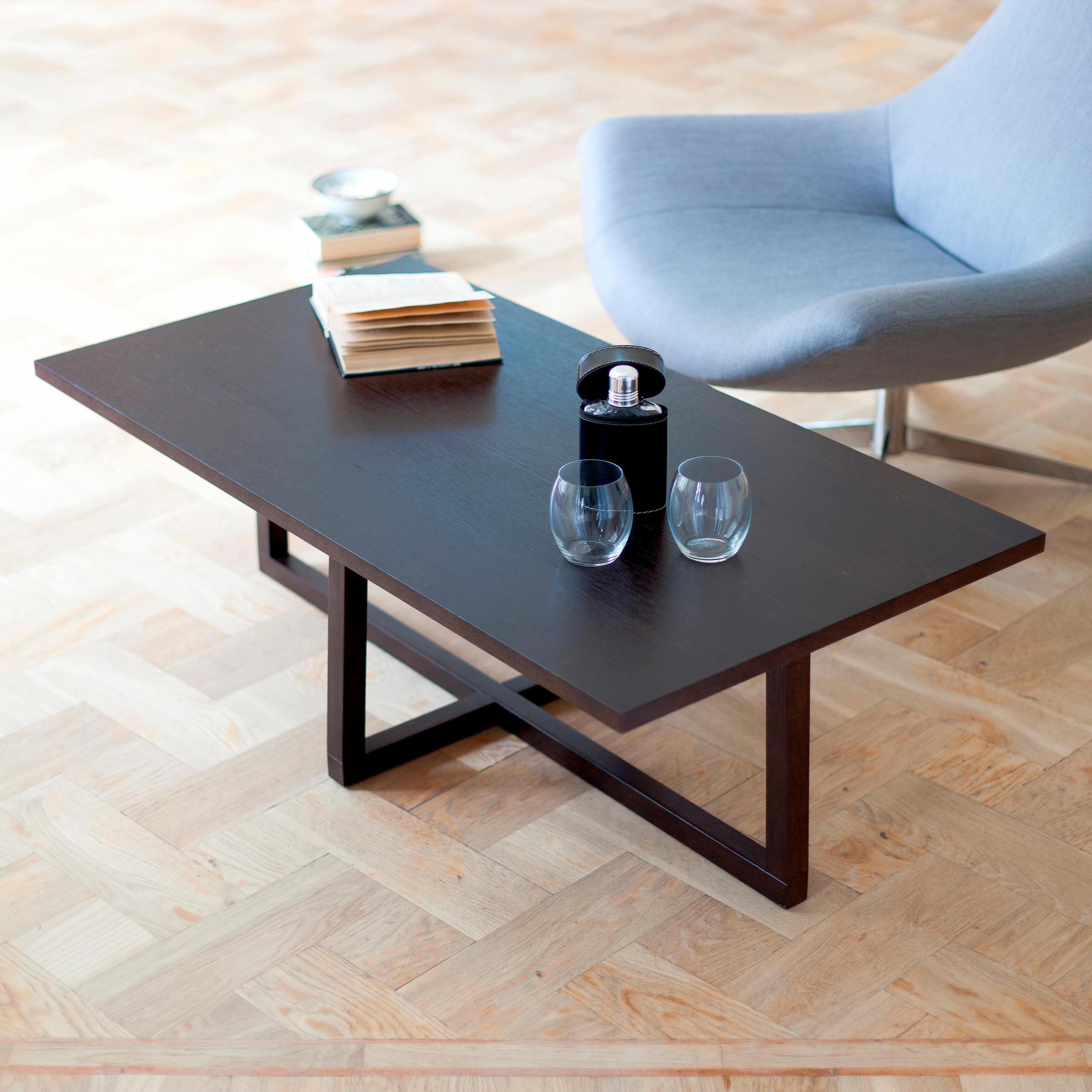 Woodman Table basse »Milo« Breite 115 cm, Gestell aus Massivholz, FSC®-zertifiziert