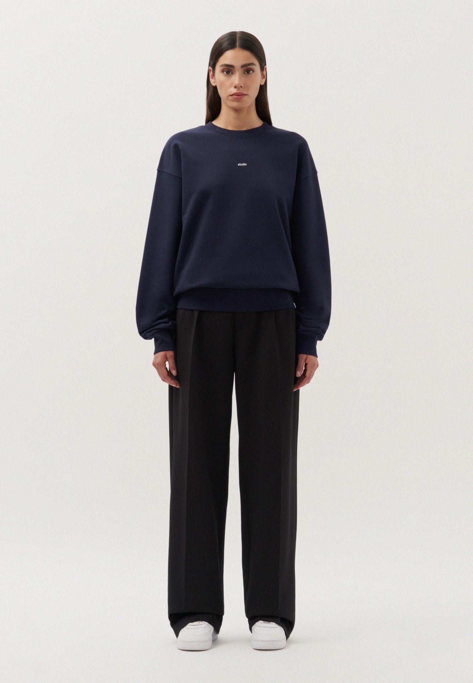 studio seidensticker Sweatshirt »Studio«, Langarm Rundhals Uni
