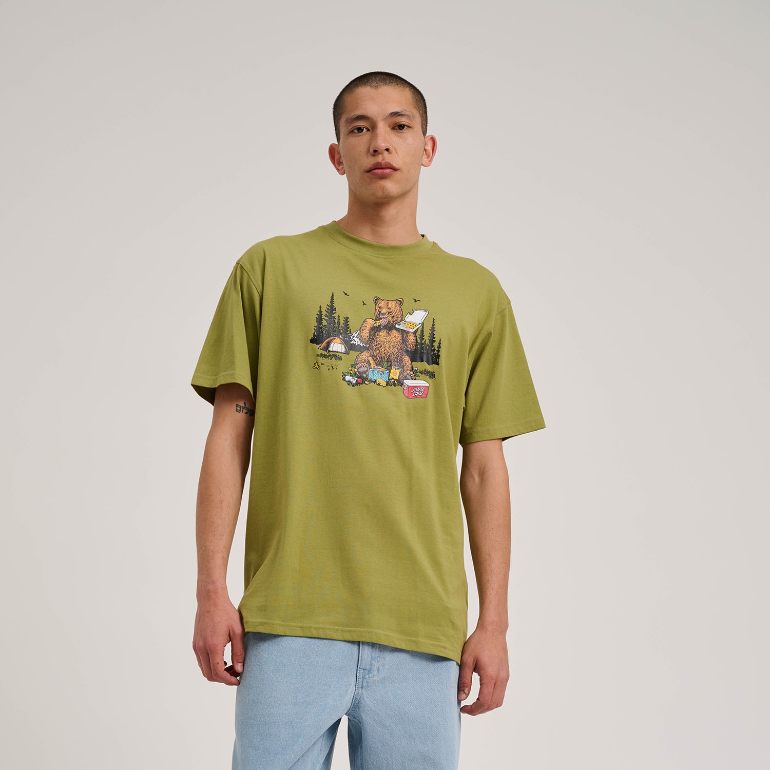 Santa Cruz T-Shirt »BRAUN PIZZA BEAR T-SHIRT«